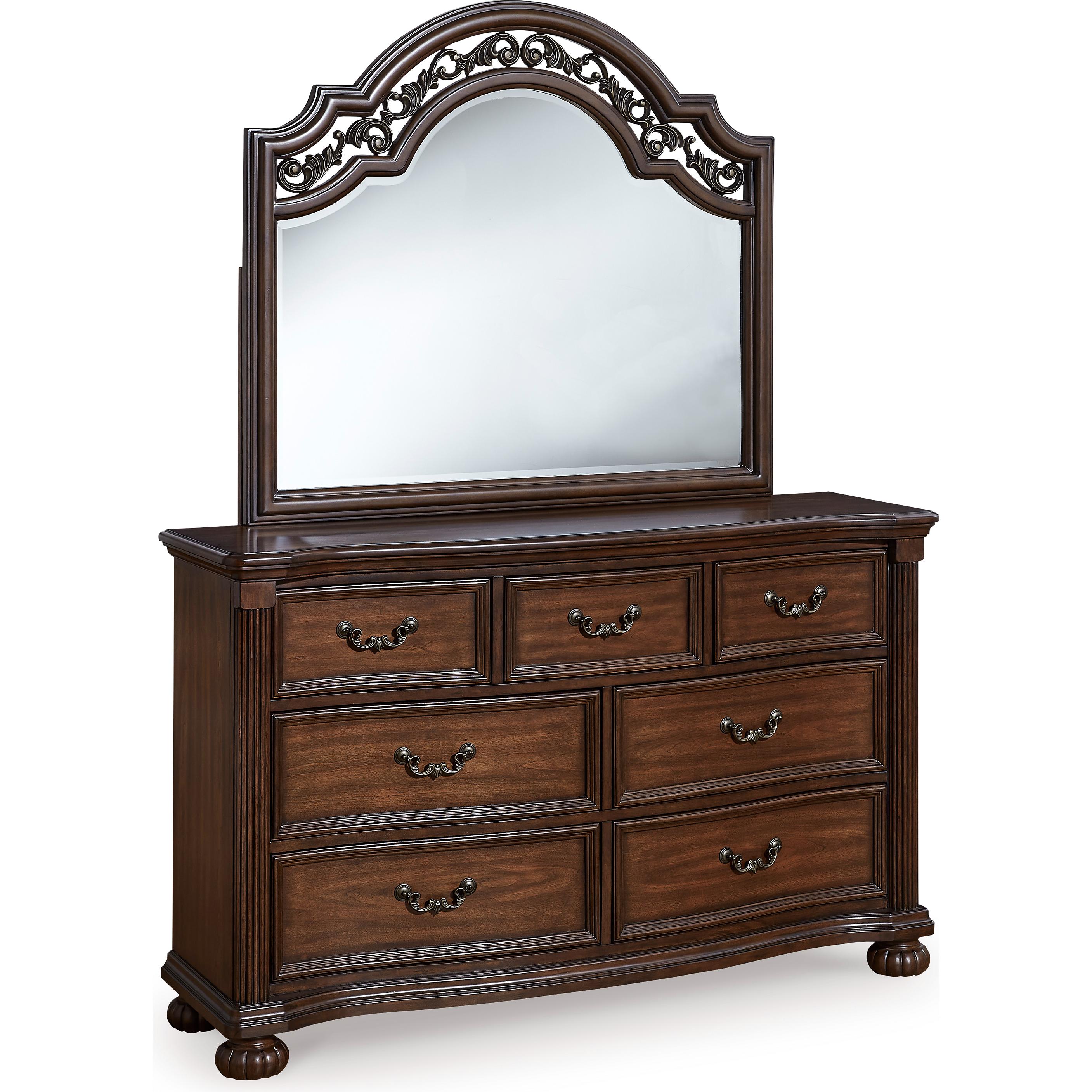 Signature Design by Ashley Lavinton B764B16 6 pc King Poster Bedroom Set IMAGE 3