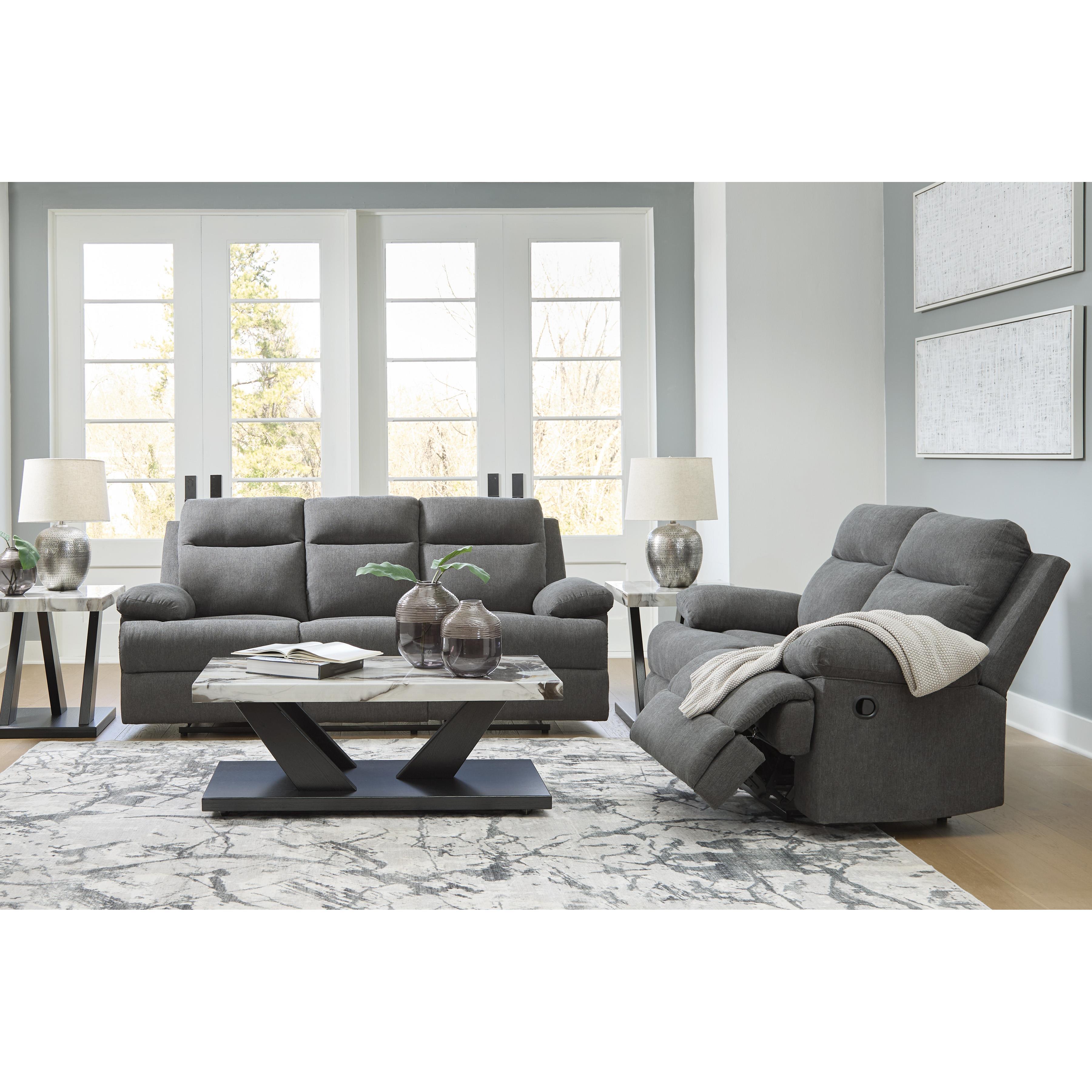Signature Design by Ashley Side-Swipe PC91406U1 2 pc Reclining Living Room Set IMAGE 1