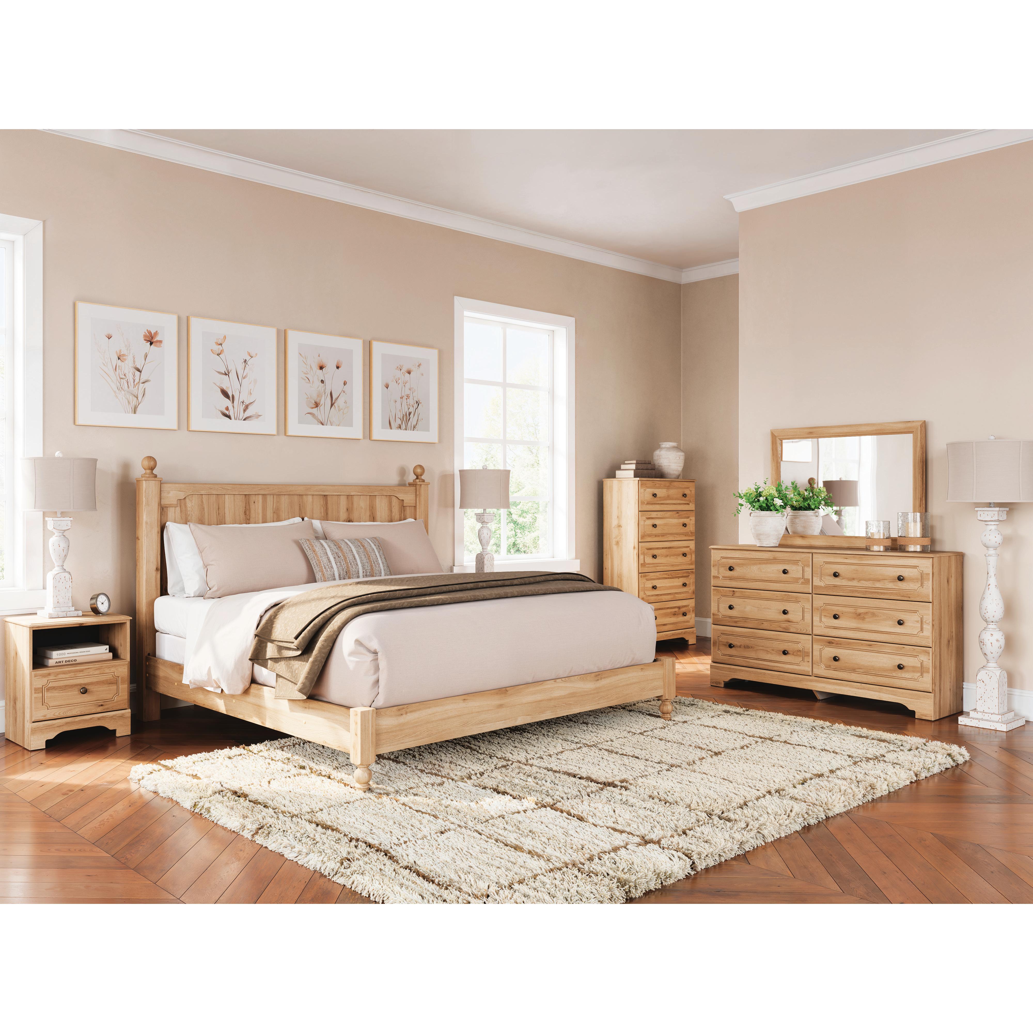 Signature Design by Ashley Aleaport PCB1075 8 pc King Panel Bedroom Set IMAGE 1
