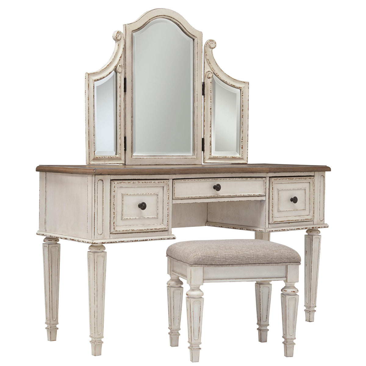 Signature Design by Ashley Realyn B743B58 10 pc King Upholstered Panel Bedroom Set IMAGE 7