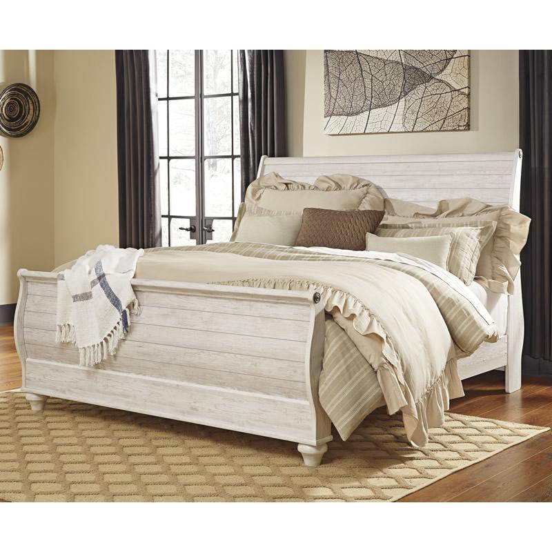 Signature Design by Ashley Willowton B267B42 6 pc King Sleigh Bedroom Set IMAGE 2