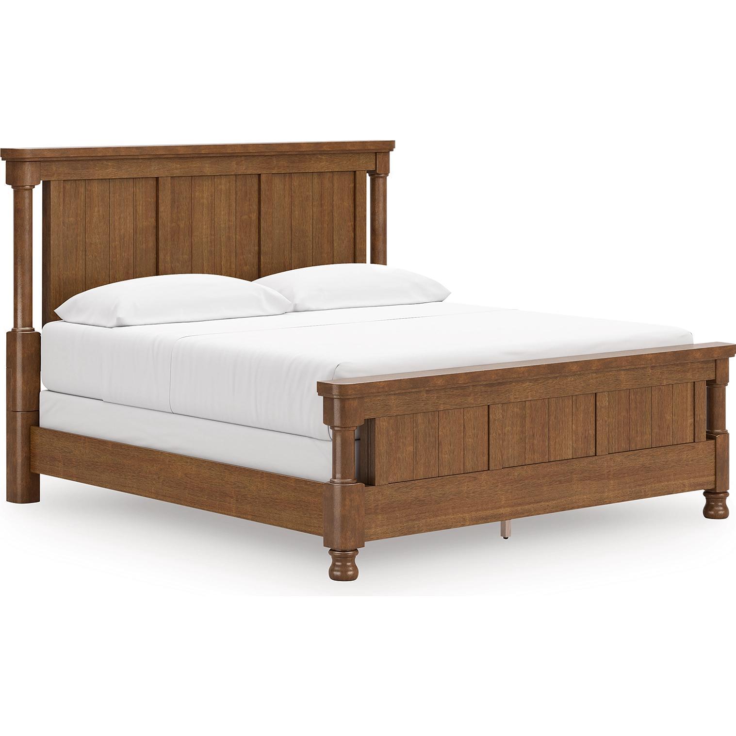 Signature Design by Ashley Rowlenstown PCB824 8 pc King Poster Bedroom Set IMAGE 2