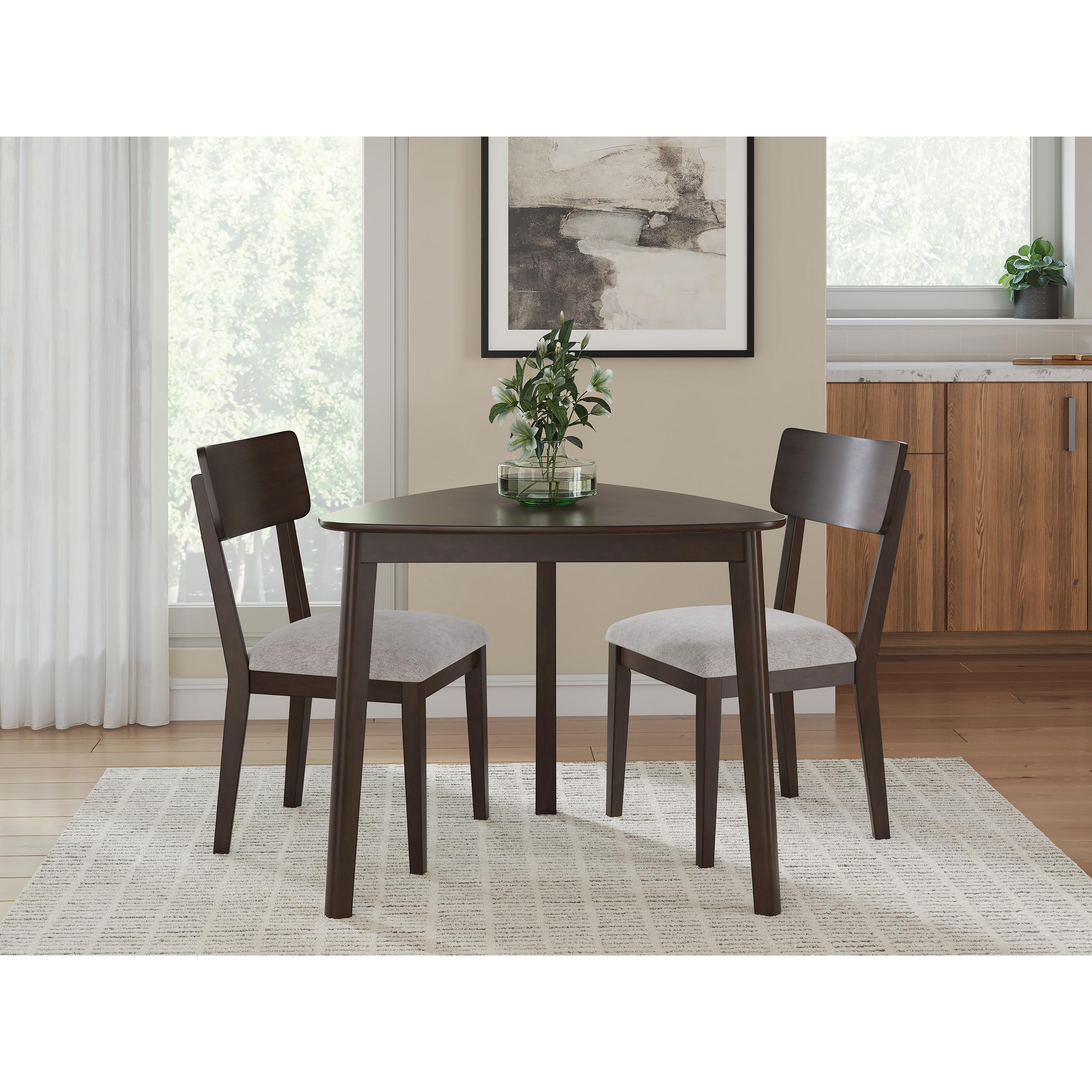 Signature Design by Ashley Mallenette PCD607D1 3 pc Dining Set IMAGE 1
