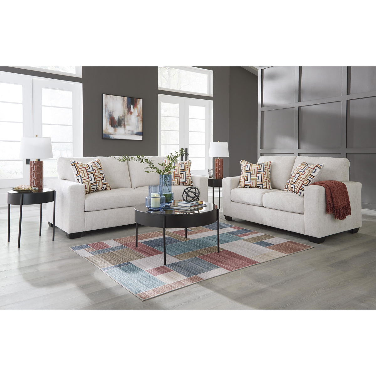Signature Design by Ashley Aviemore 24305U2 2 pc Living Room Set IMAGE 2