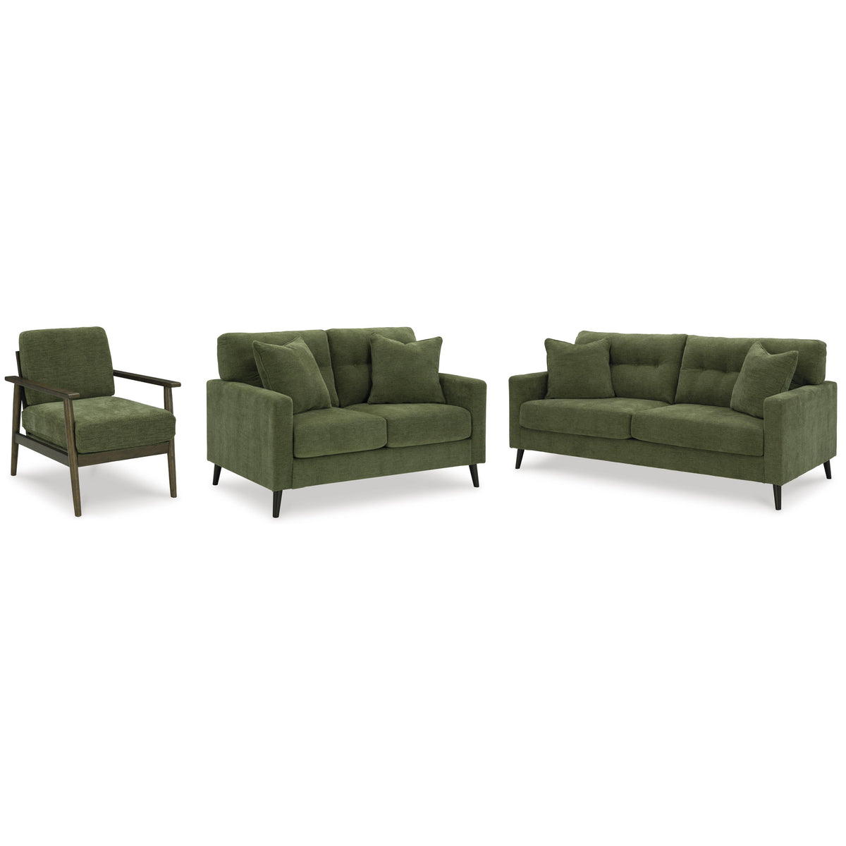 Signature Design by Ashley Bixler 26107U4 3 pc Living Room Set IMAGE 1