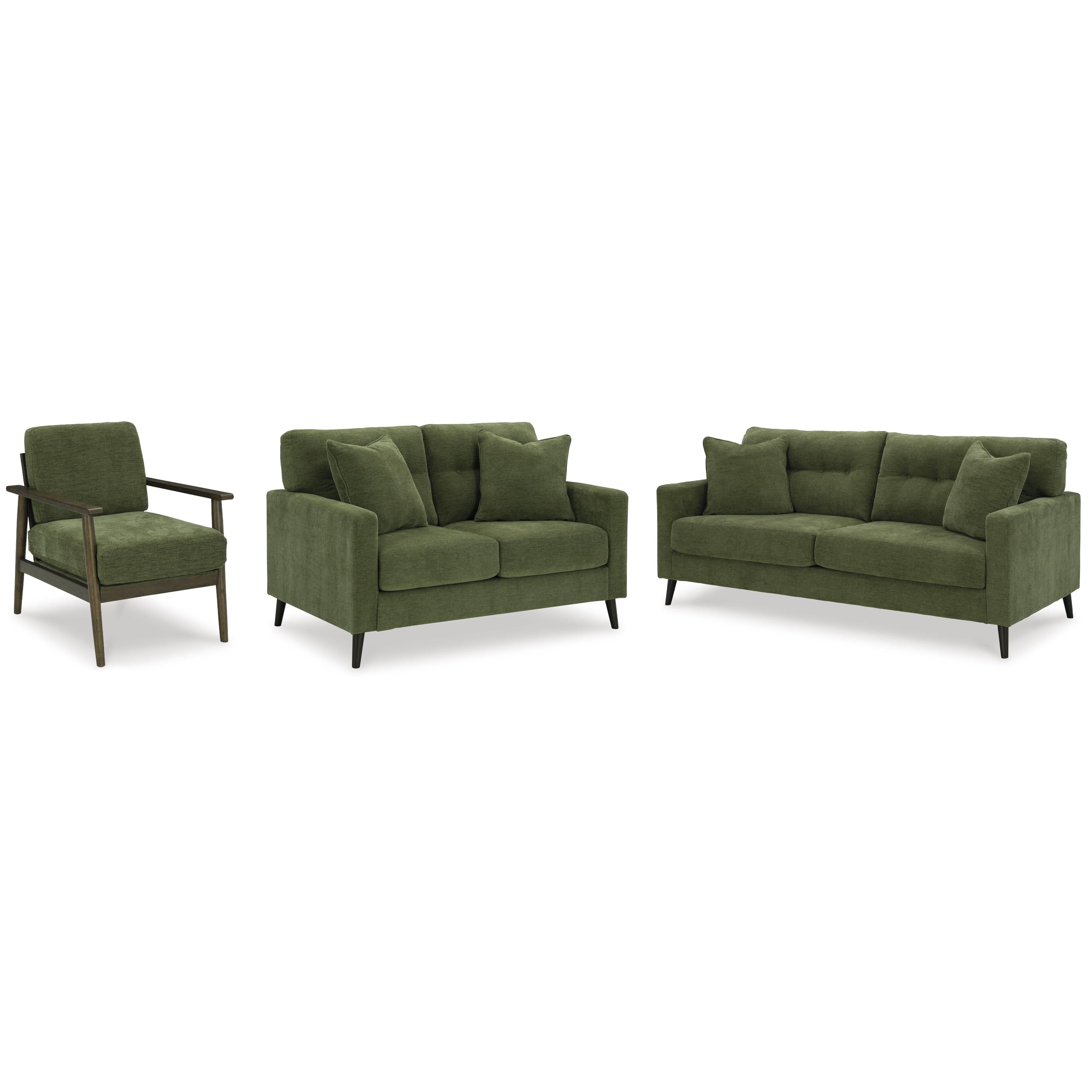 Signature Design by Ashley Bixler 26107U4 3 pc Living Room Set IMAGE 1