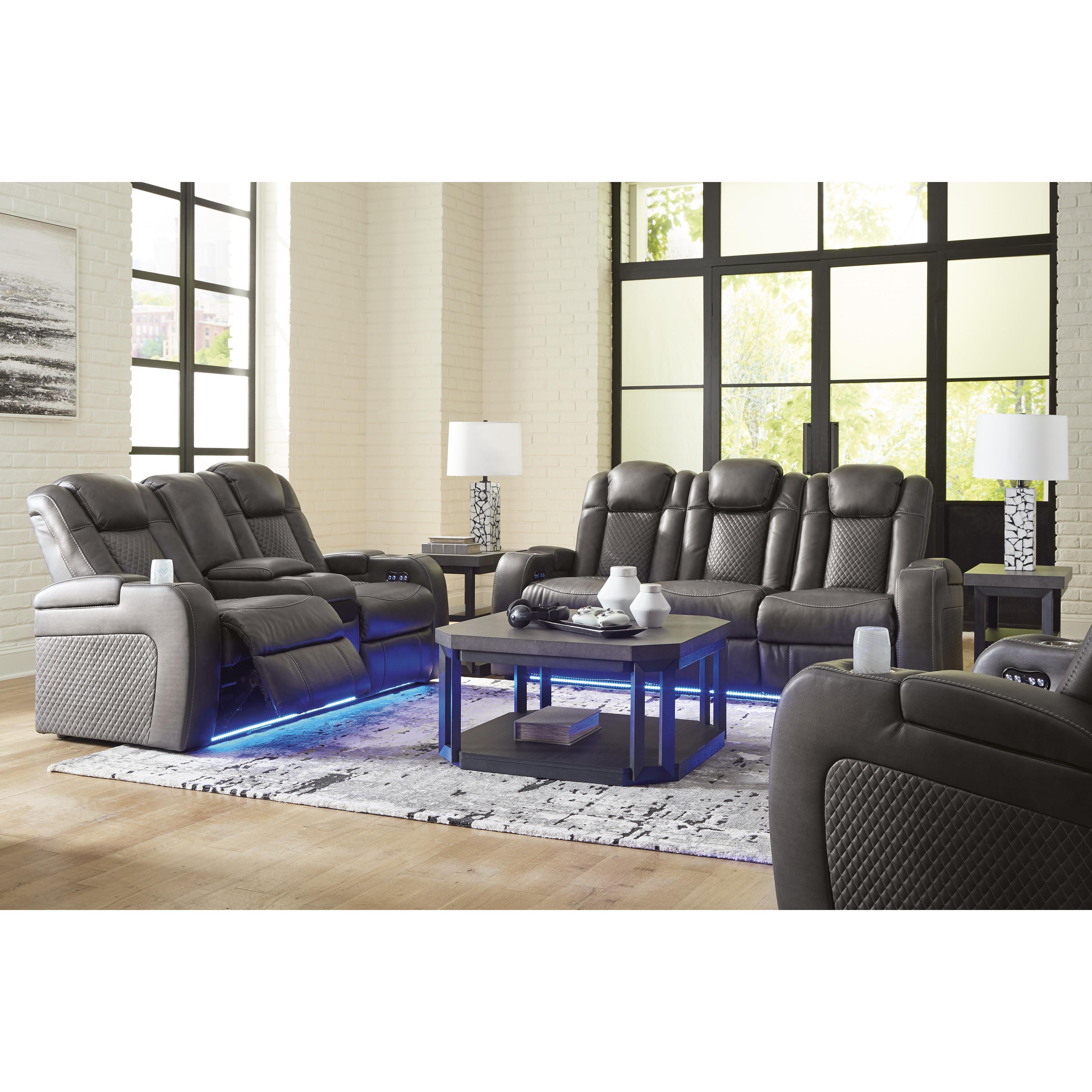Signature Design by Ashley Fyne-Dyme 36602U2 3 pc Power Reclining Living Room Set IMAGE 1