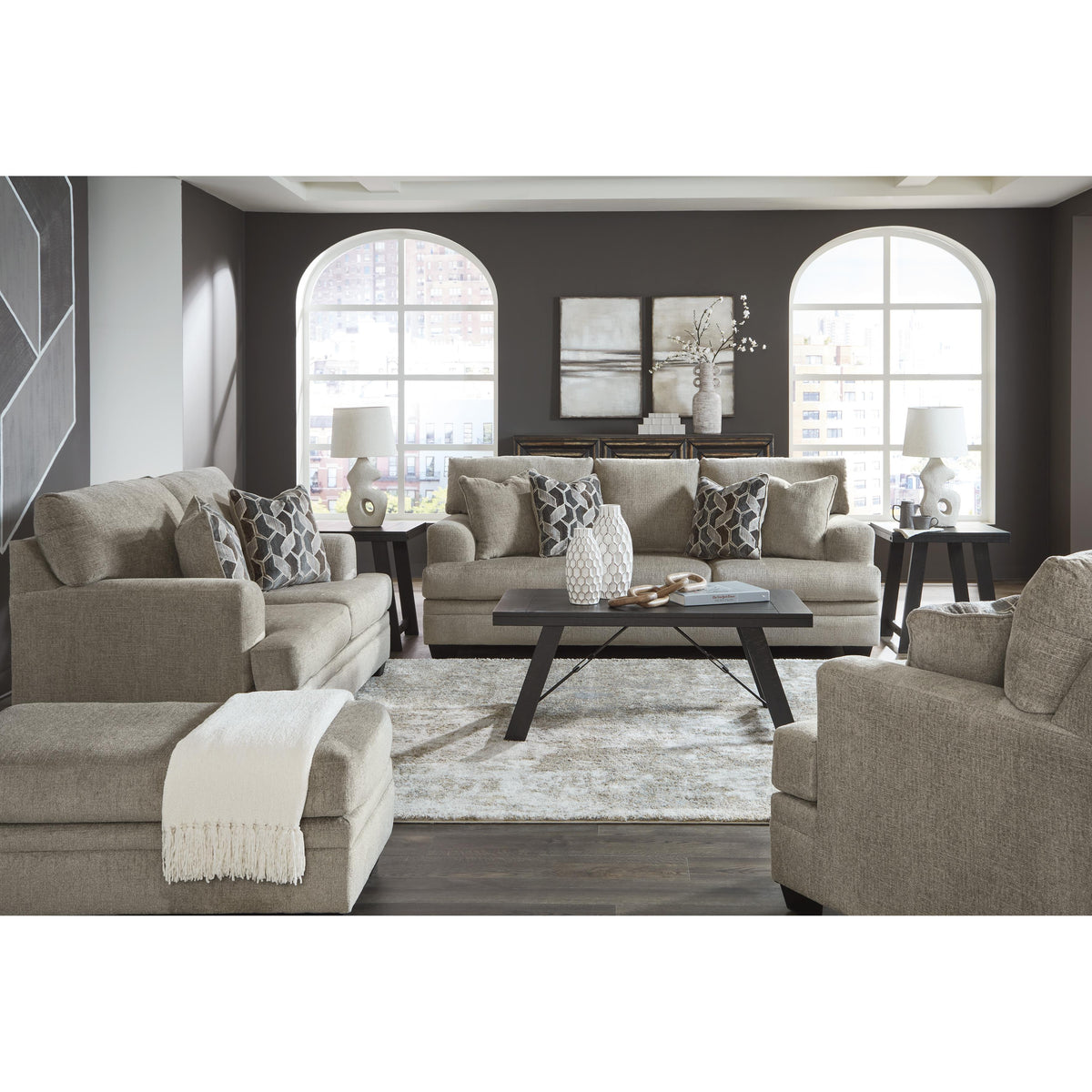 Signature Design by Ashley Stonemeade 59504U4 4 pc Stationary Living Room Set IMAGE 1