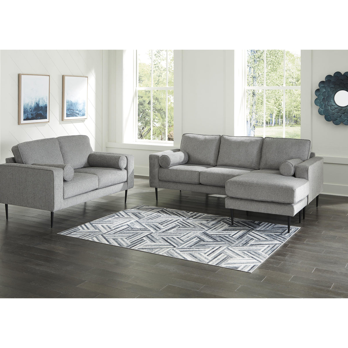 Signature Design by Ashley Hazela 41102U2 2 pc Living Room Set IMAGE 1