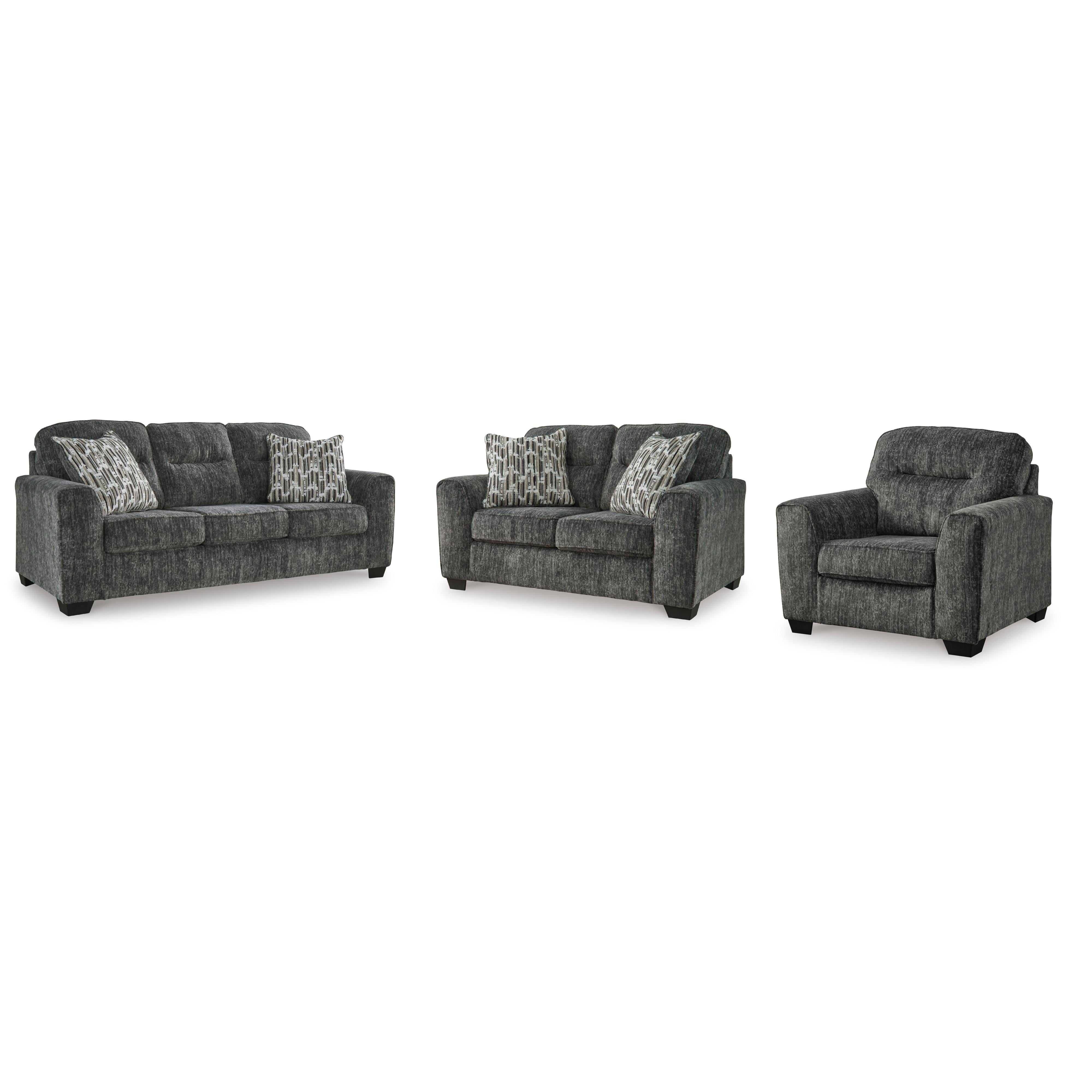 Signature Design by Ashley Lonoke 50504U13 3 pc Living Room Set IMAGE 1