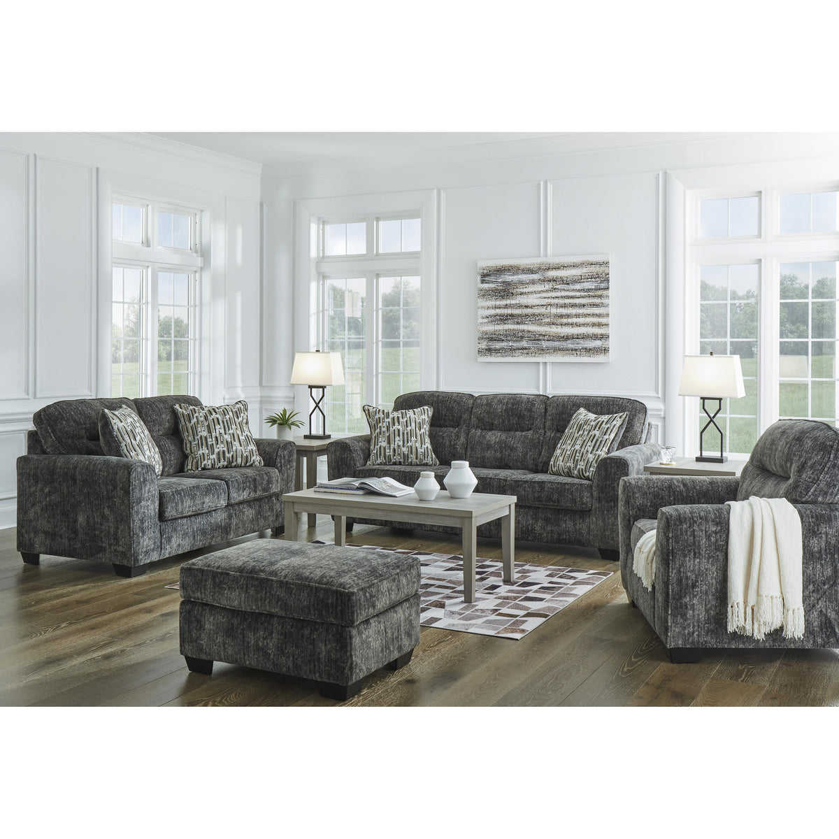 Signature Design by Ashley Lonoke 50504U3 4 pc Living Room Set IMAGE 1