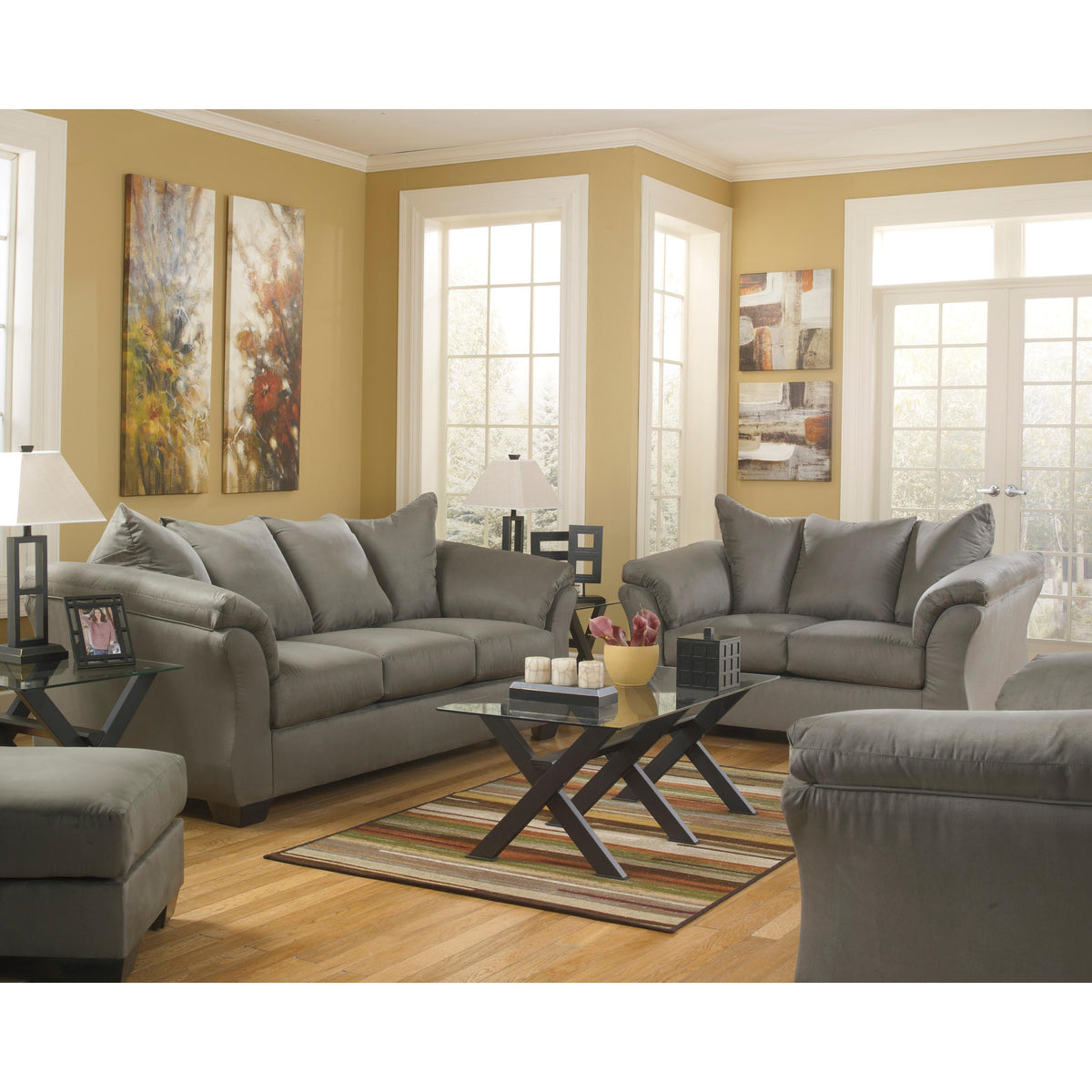 Signature Design by Ashley Darcy 75005U9 4 pc Living Room Set IMAGE 1