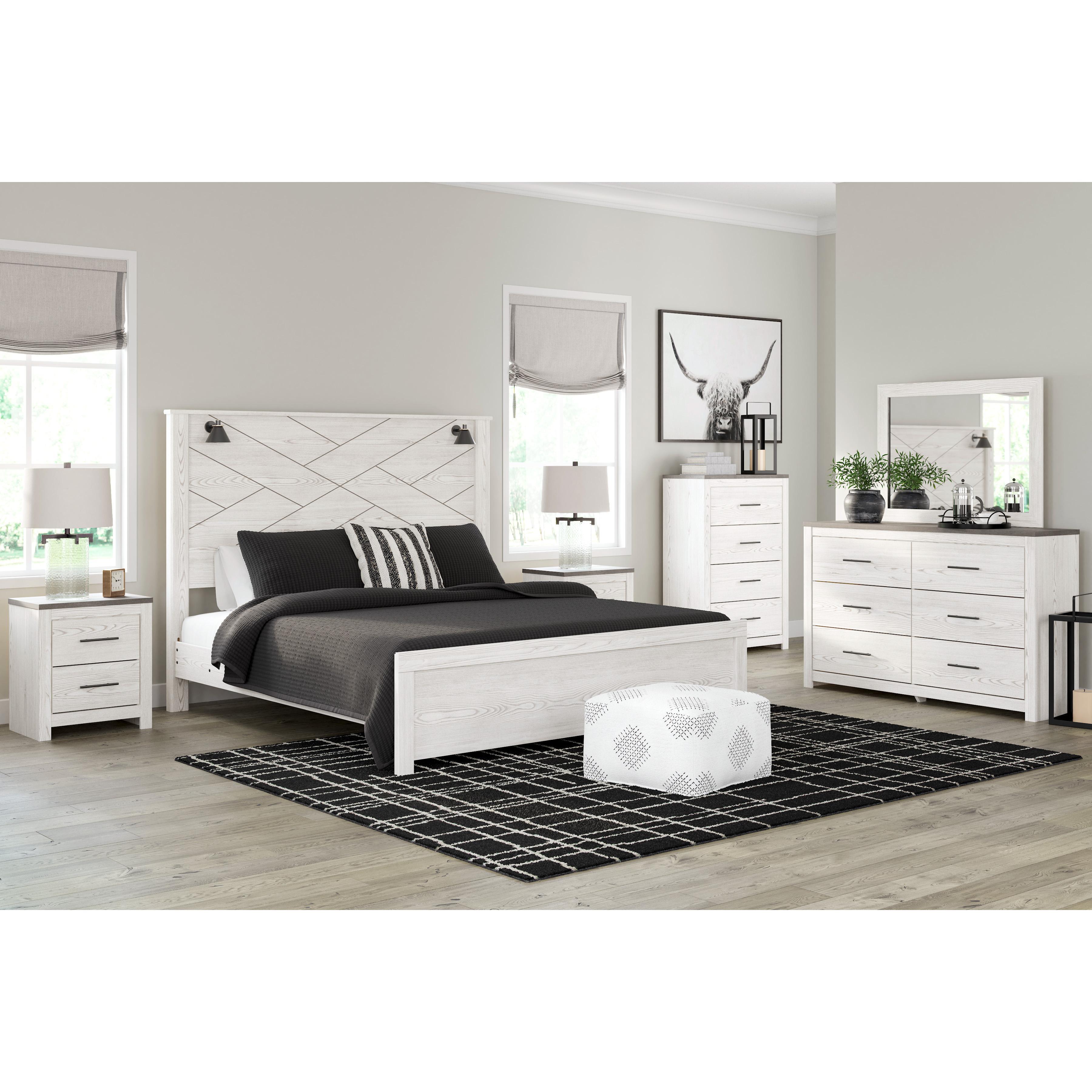 Signature Design by Ashley Gerridan B1190B20 6 pc King Panel Bedroom Set IMAGE 1