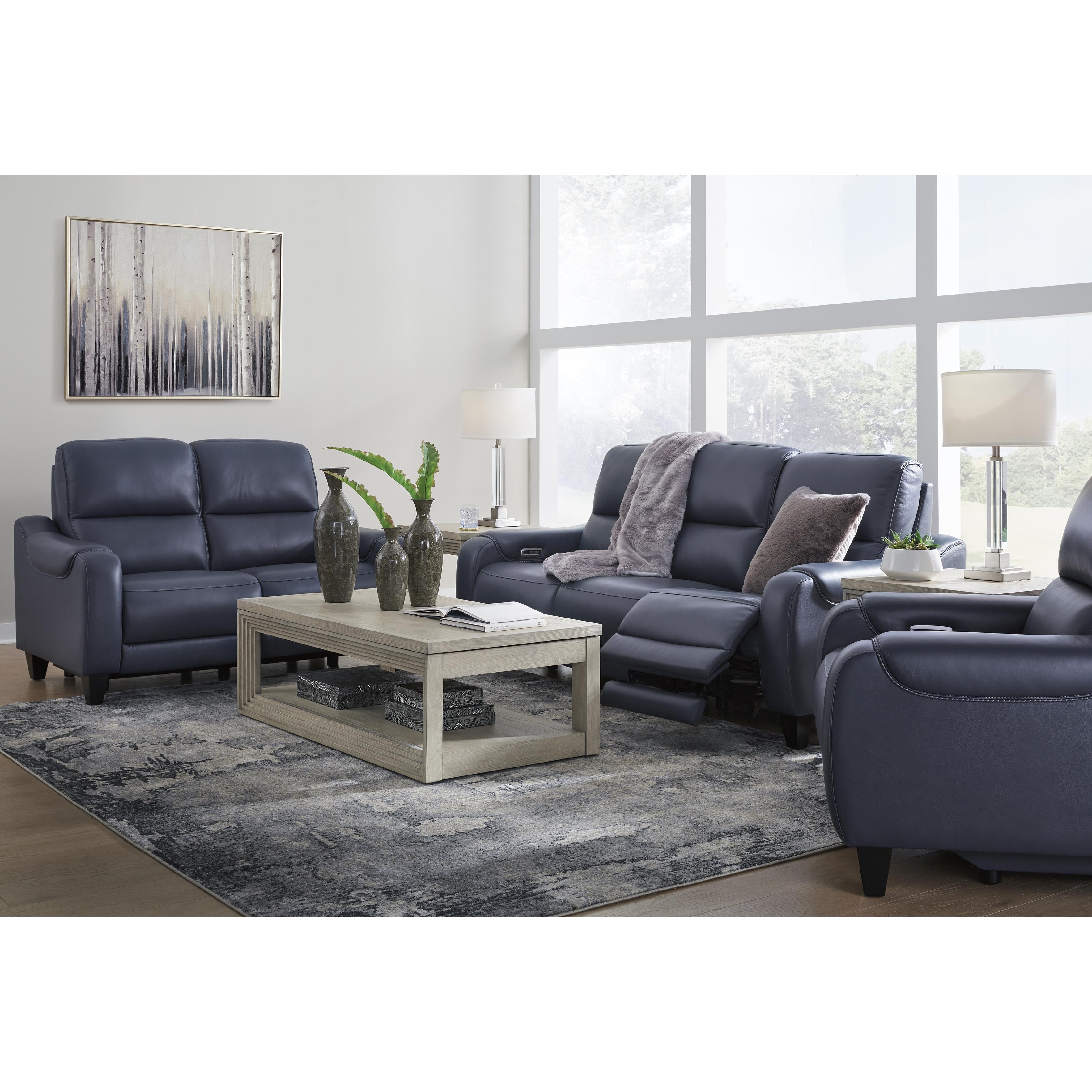 Signature Design by Ashley Mercomatic U75311U2 3 pc Power Reclining Living Room Set IMAGE 2