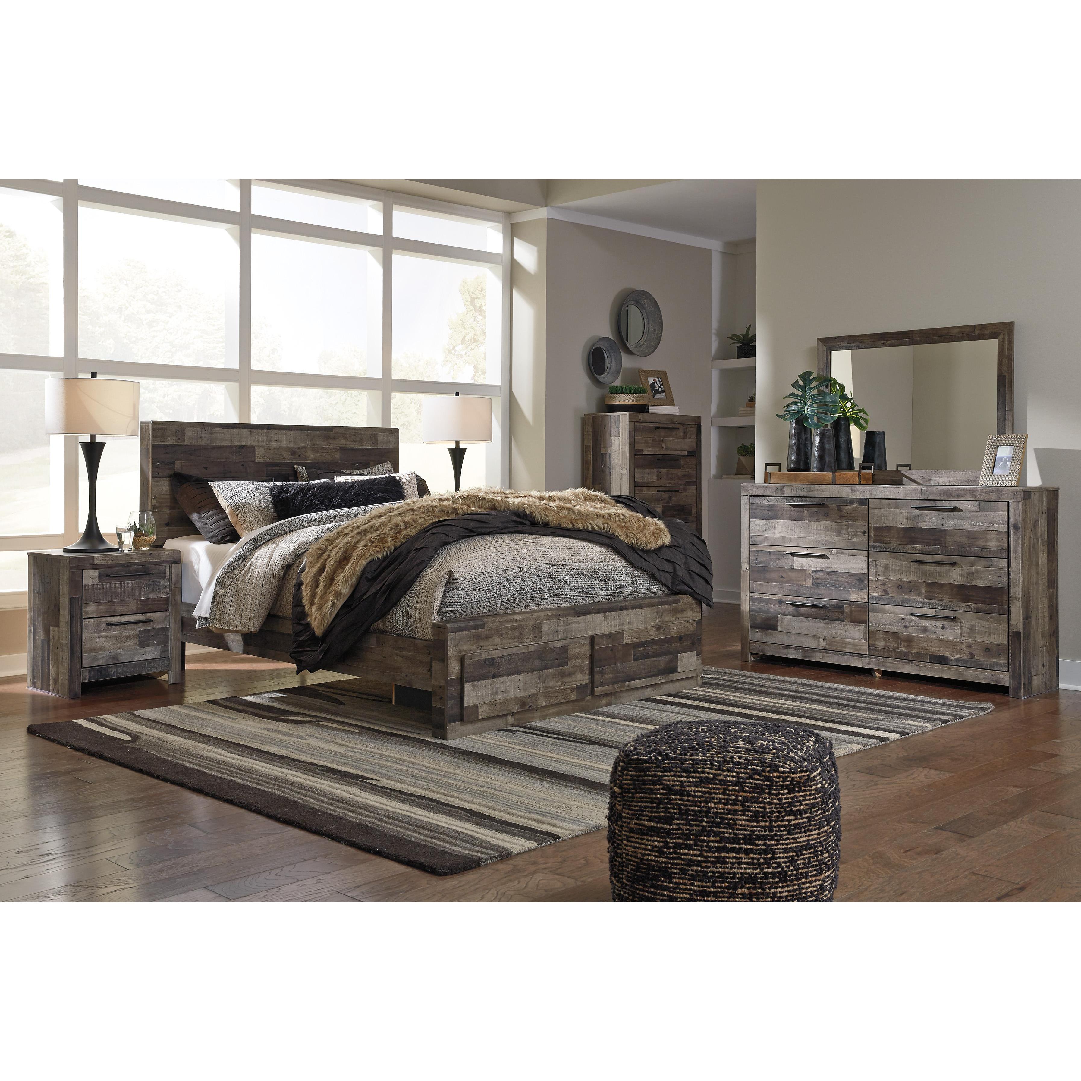 Benchcraft Derekson B200B81 6 pc King Panel Bedroom Set IMAGE 1