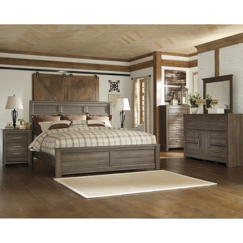 Signature Design by Ashley Juararo B251B46 6 pc California King Poster Bedroom Set IMAGE 1