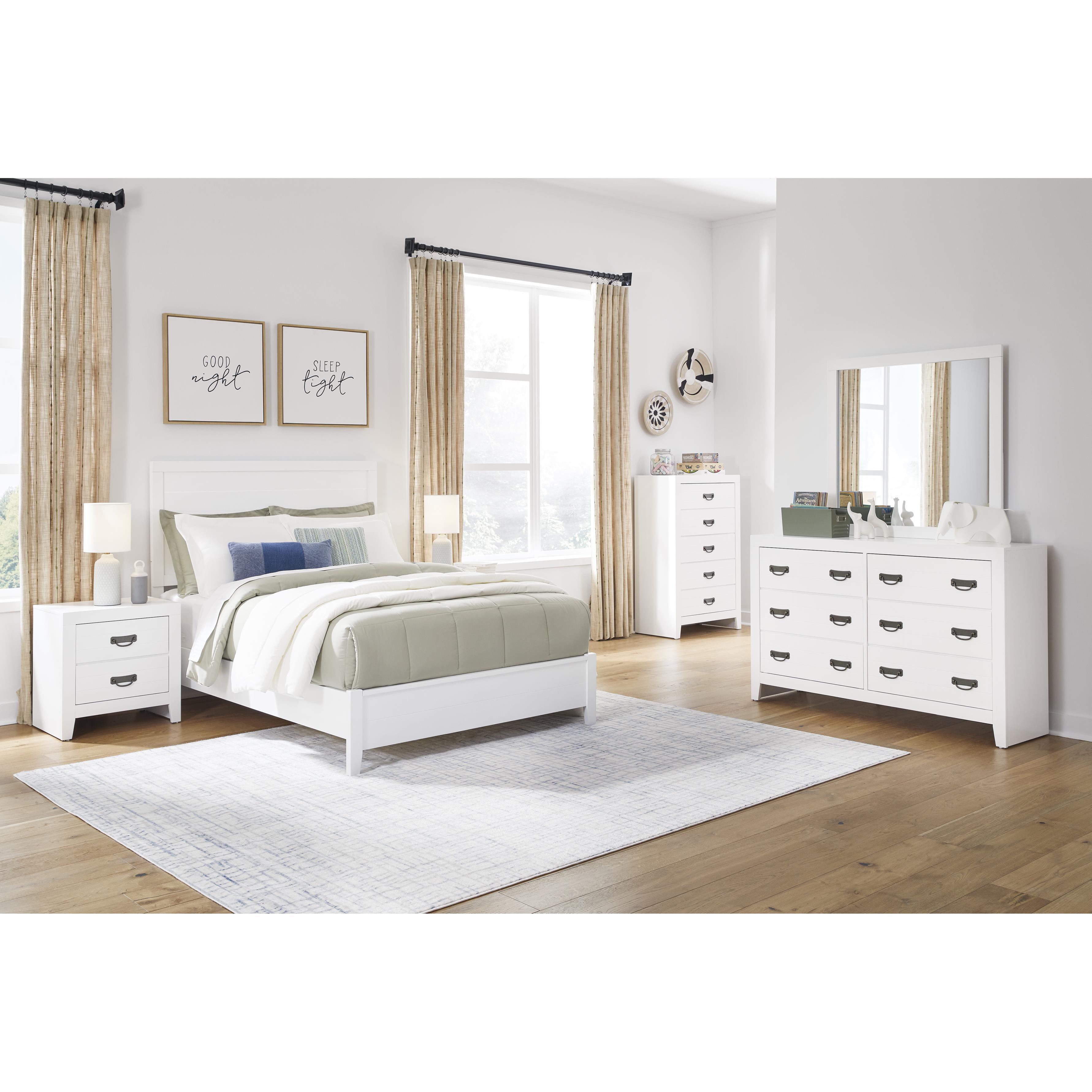 Signature Design by Ashley Binterglen B427B17 6 pc Full Panel Bedroom Set IMAGE 1