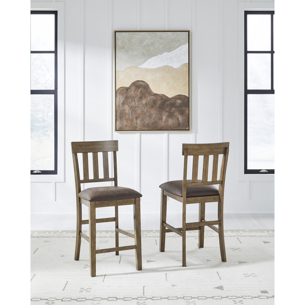 Signature Design by Ashley Urbinforte PCD592 6 pc Counter Height Dining Set IMAGE 3