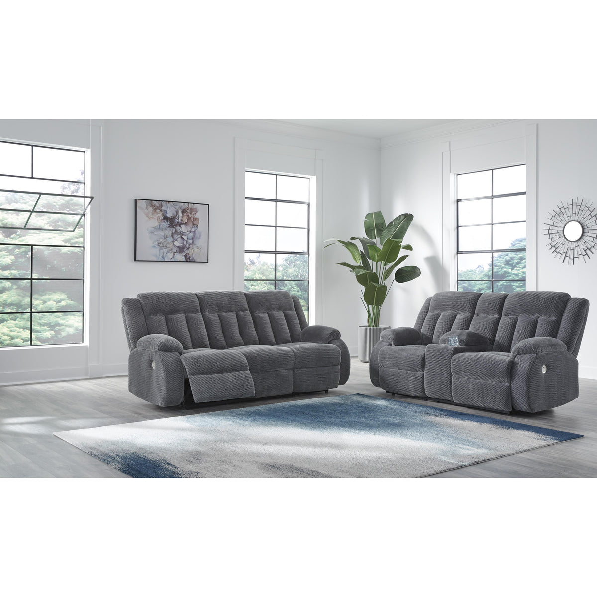 Signature Design by Ashley Observation PC21405 2 pc Power Reclining Living Room Set IMAGE 1