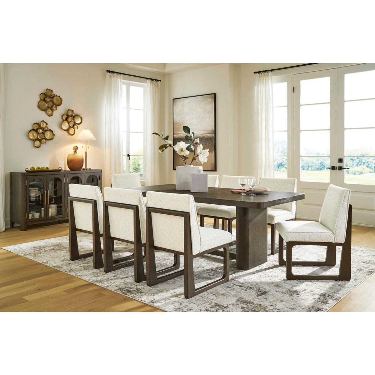 Signature Design by Ashley Radkin PCD843 10 pc Dining Set IMAGE 1