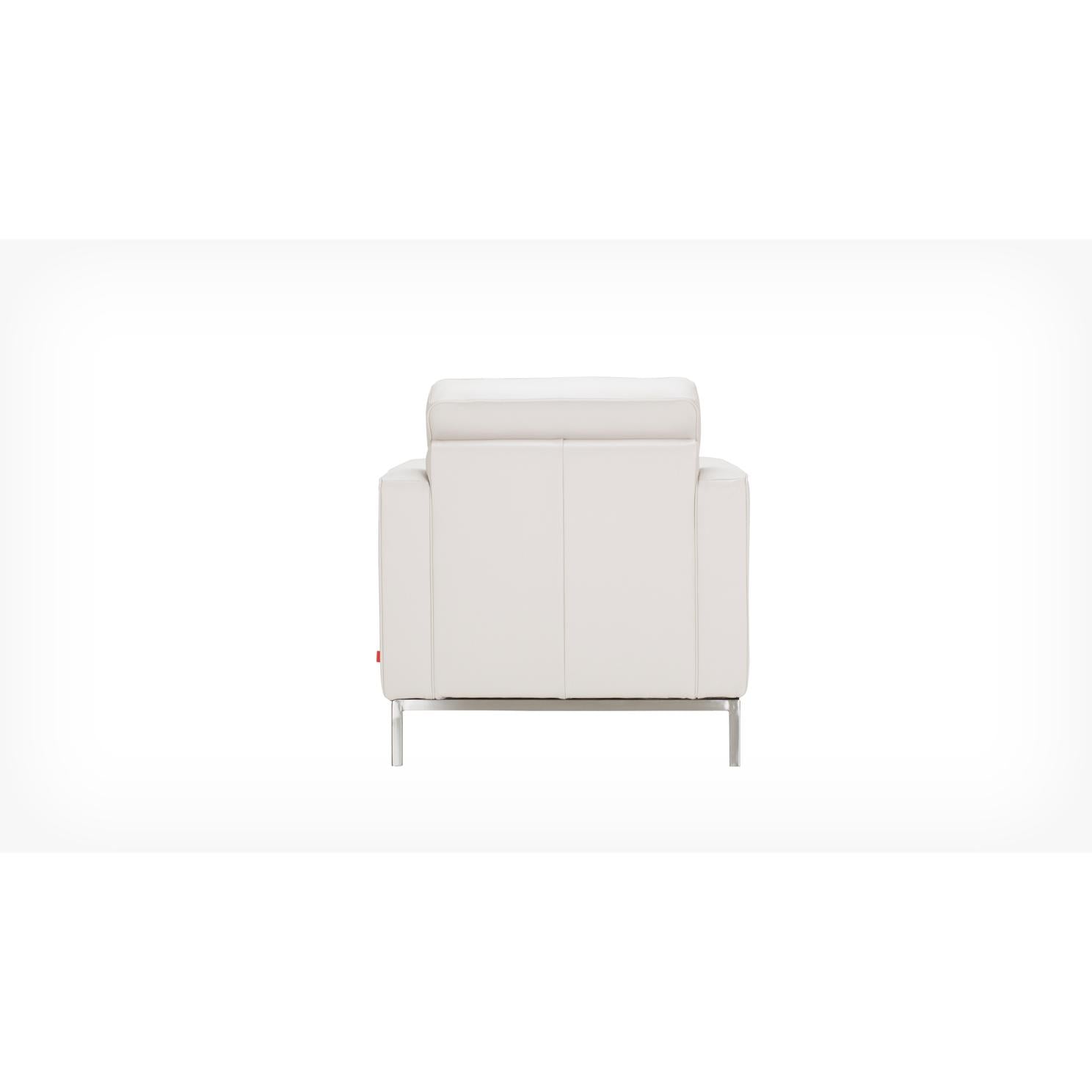 EQ3 Reverie Stationary Leather Chair 37095-02-GR100 IMAGE 4