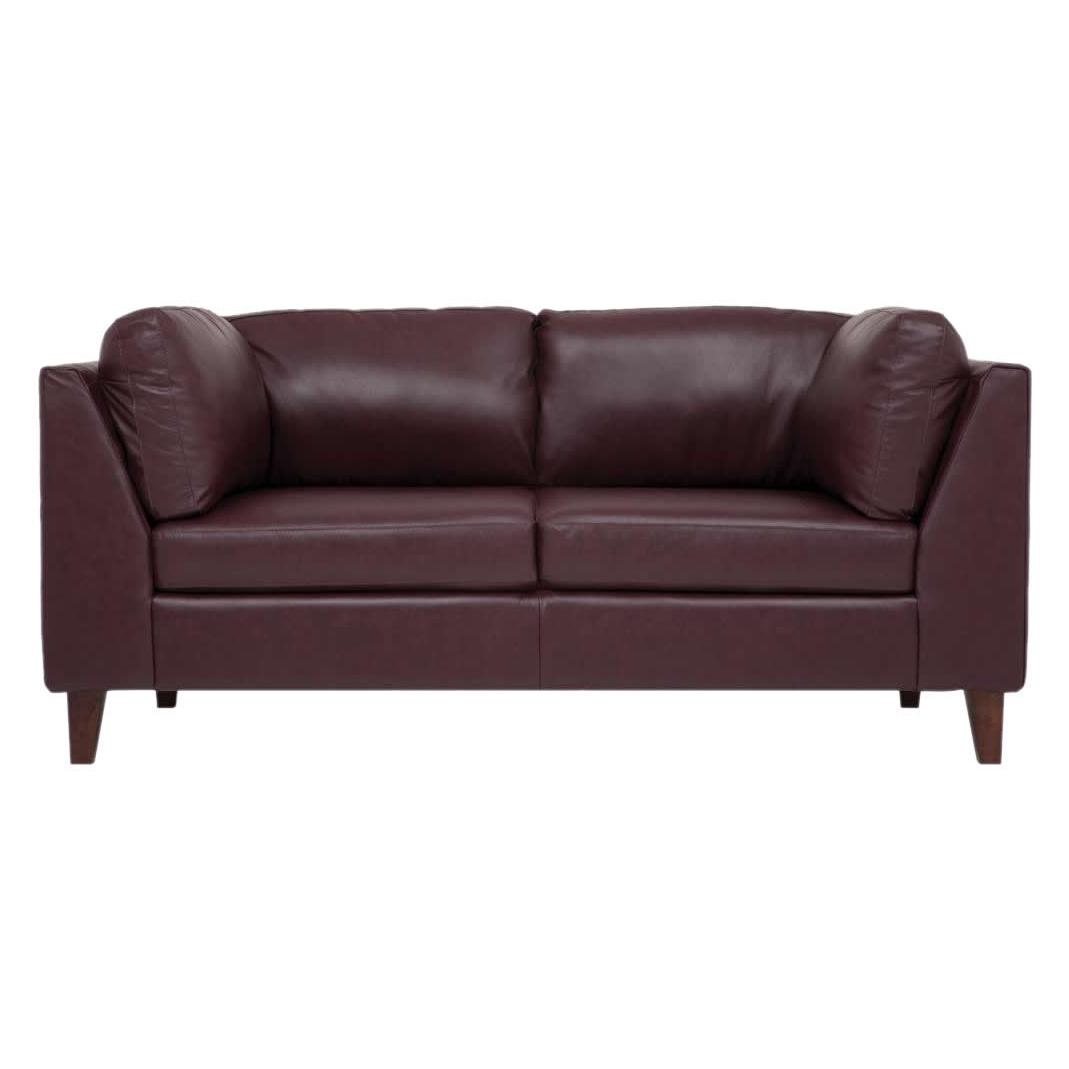 EQ3 Salema Stationary Leather Loveseat 37024-03-GR100 IMAGE 1