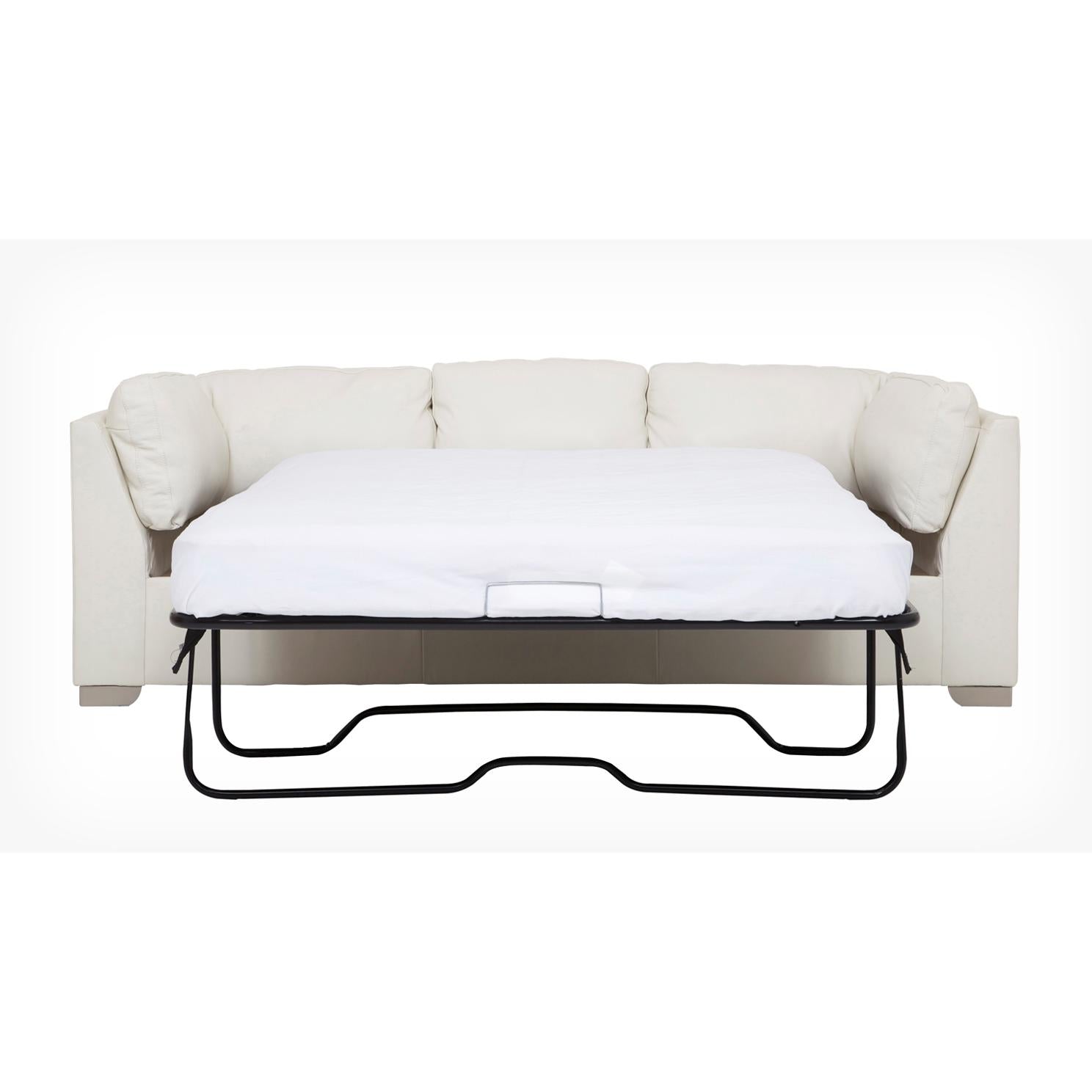 EQ3 Salema Leather Sofabed 37024-21-GR100 IMAGE 2