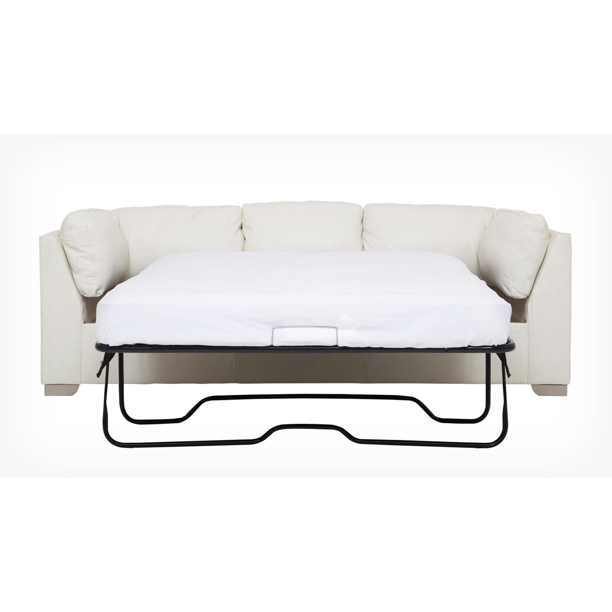 EQ3 Salema Leather Sofabed 37024-21-GR100 IMAGE 2