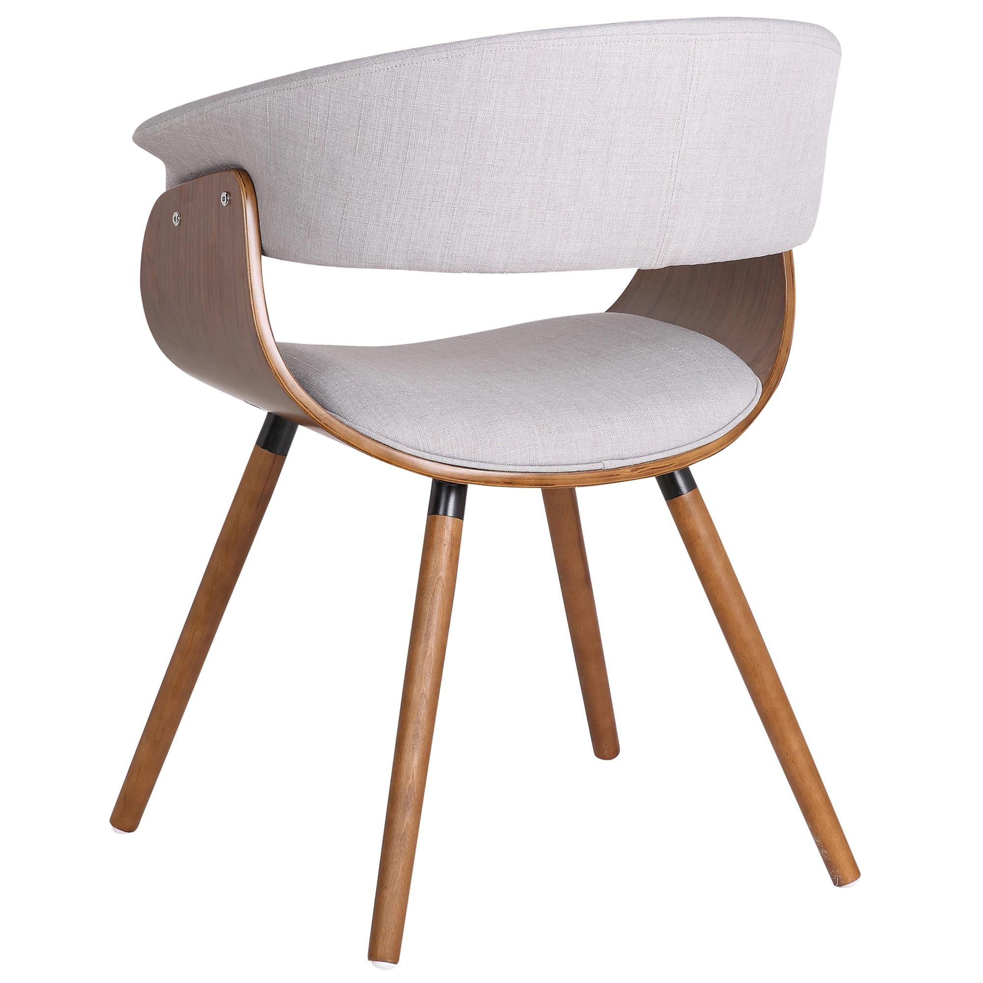 !nspire Holt 403-981GY Accent/Dining Chair - Grey and Walnut IMAGE 3