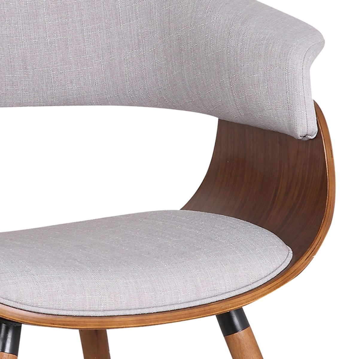 !nspire Holt 403-981GY Accent/Dining Chair - Grey and Walnut IMAGE 6