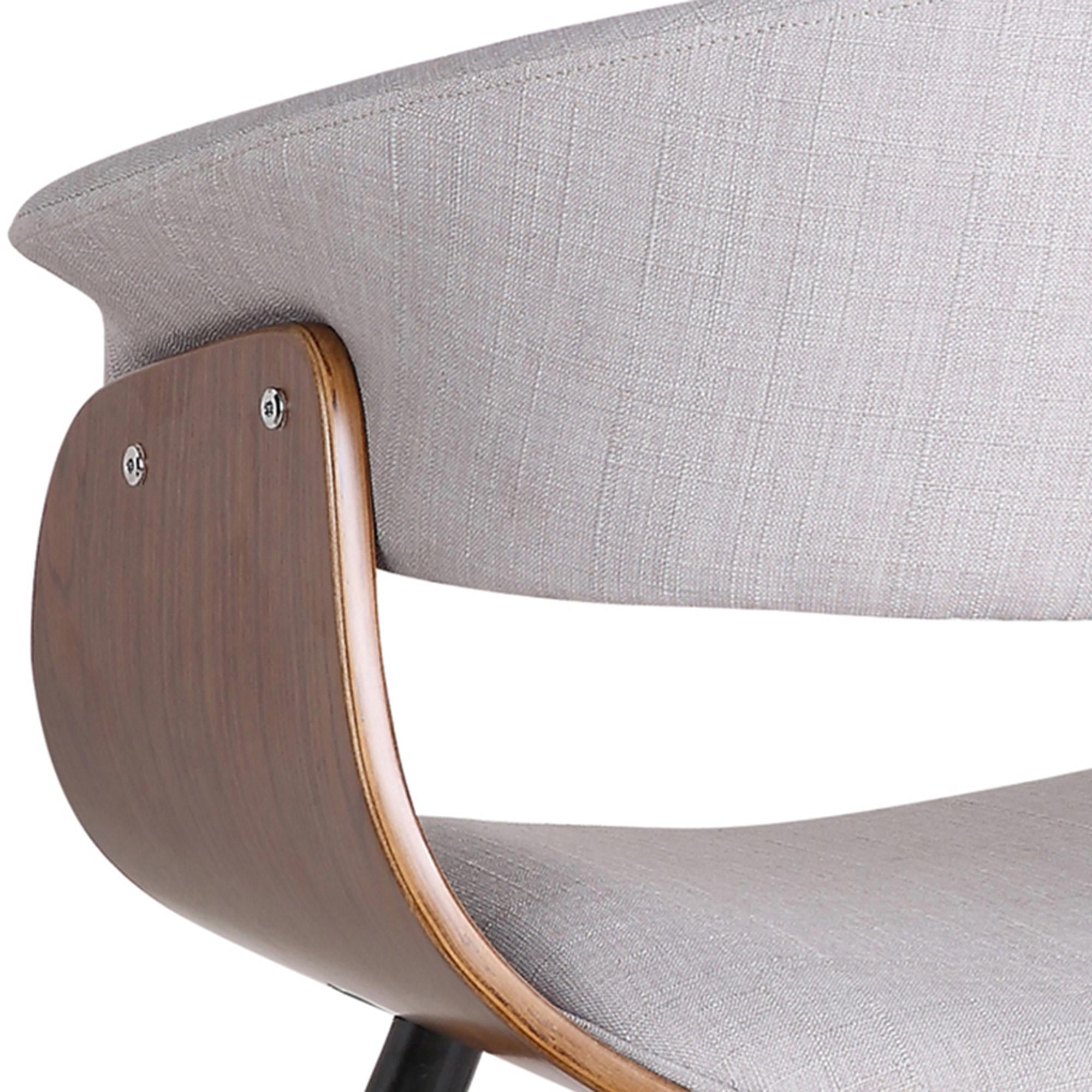 !nspire Holt 403-981GY Accent/Dining Chair - Grey and Walnut IMAGE 7