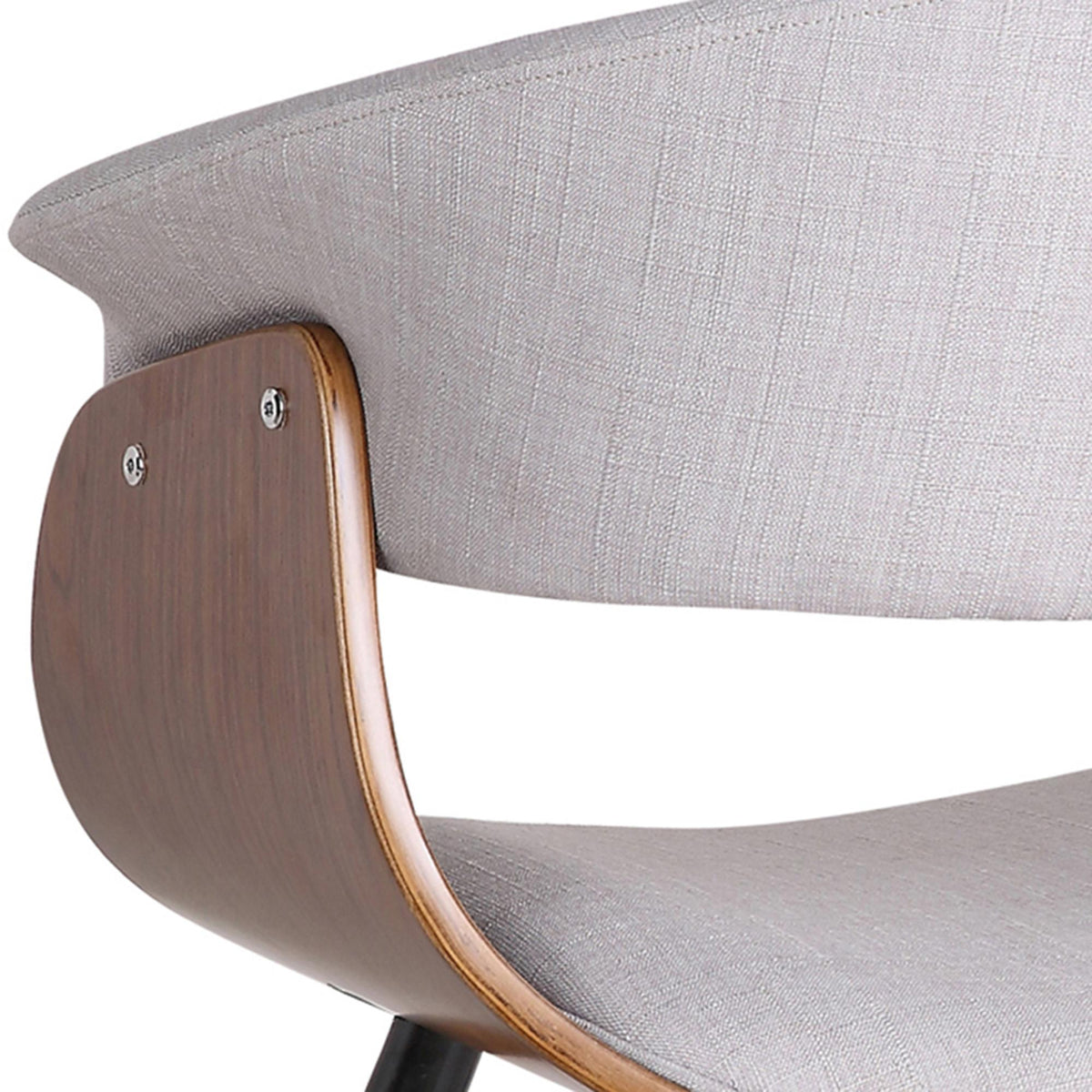 !nspire Holt 403-981GY Accent/Dining Chair - Grey and Walnut IMAGE 7