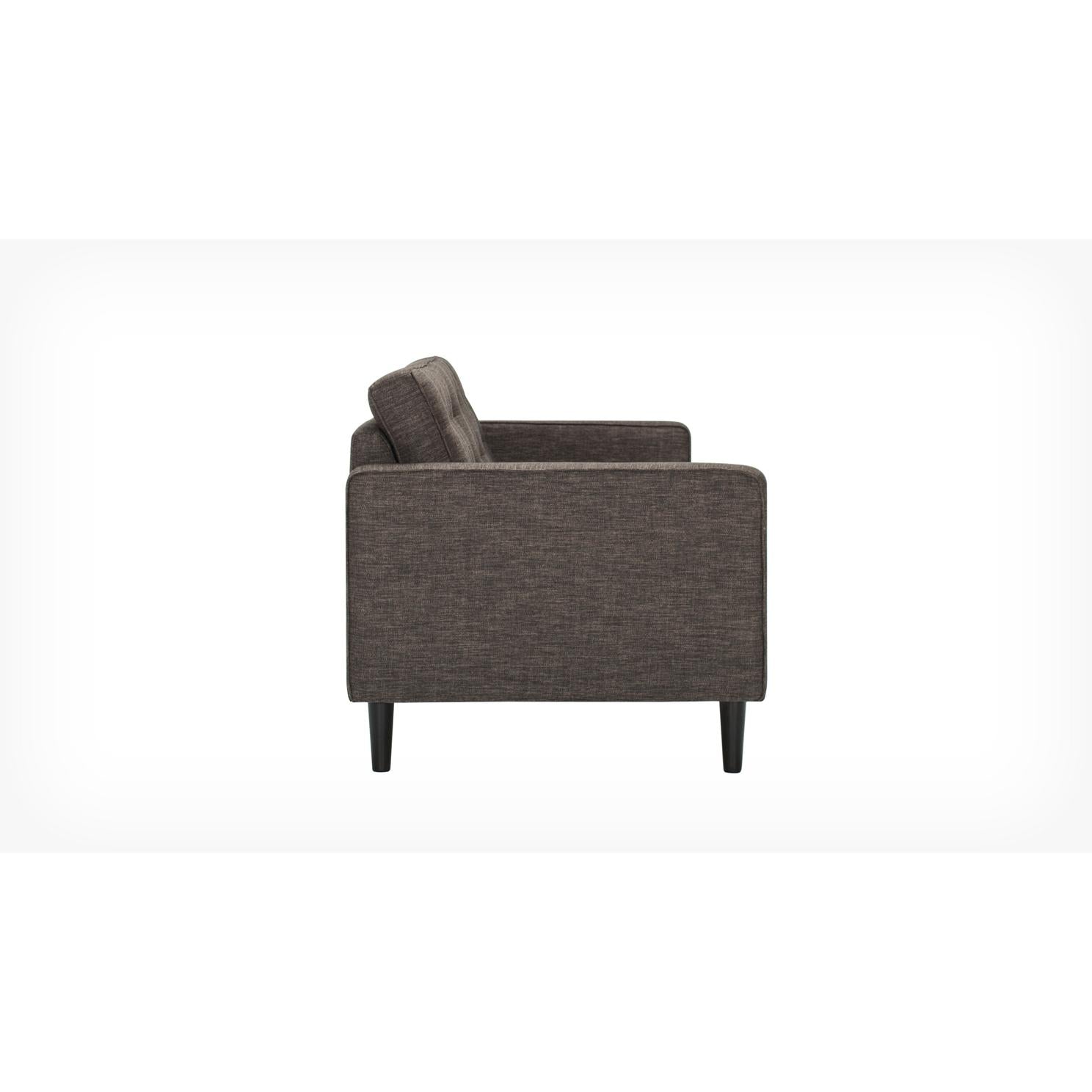 EQ3 Reverie Stationary Fabric Sofa 30095-S3-GR10 IMAGE 3