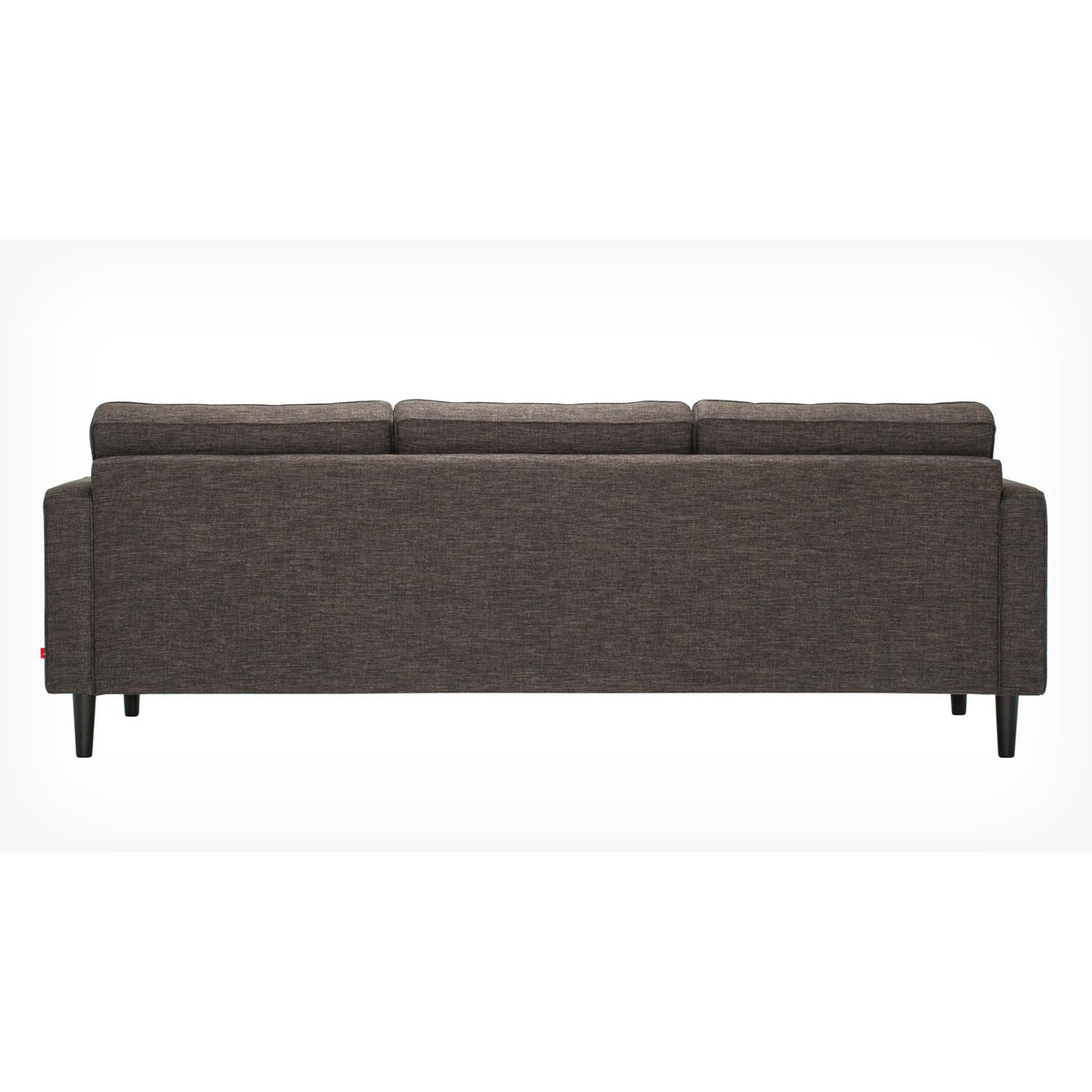 EQ3 Reverie Stationary Fabric Sofa 30095-S3-GR10 IMAGE 4