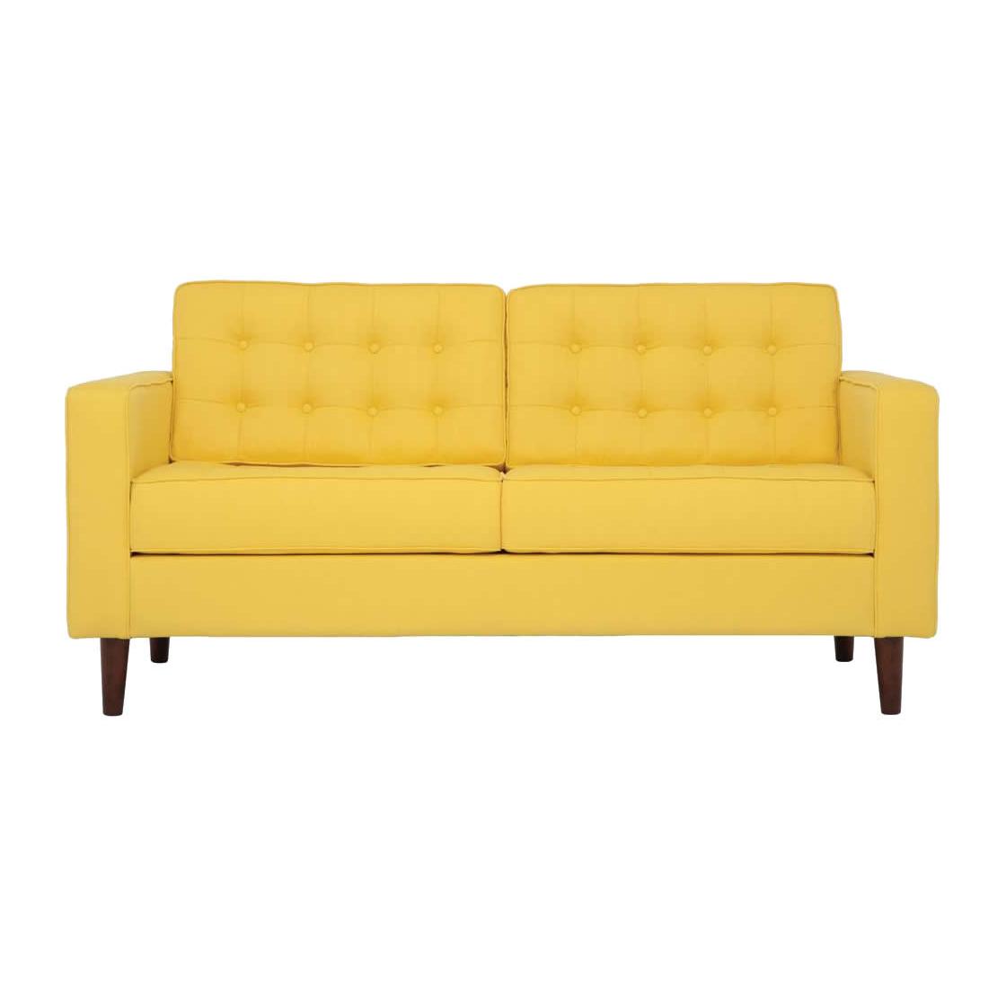 EQ3 Reverie Stationary Fabric Loveseat 30095-03-GR10 IMAGE 1