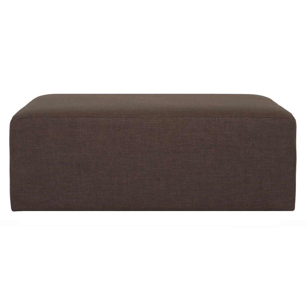EQ3 Morten Fabric Ottoman 30026-04-GR10 IMAGE 1