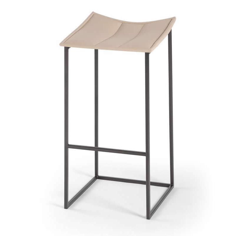 Trica Furniture Bocca Pub Height Stool Bocca Bar Height Stool - Cocoa/Dakota 21 IMAGE 1
