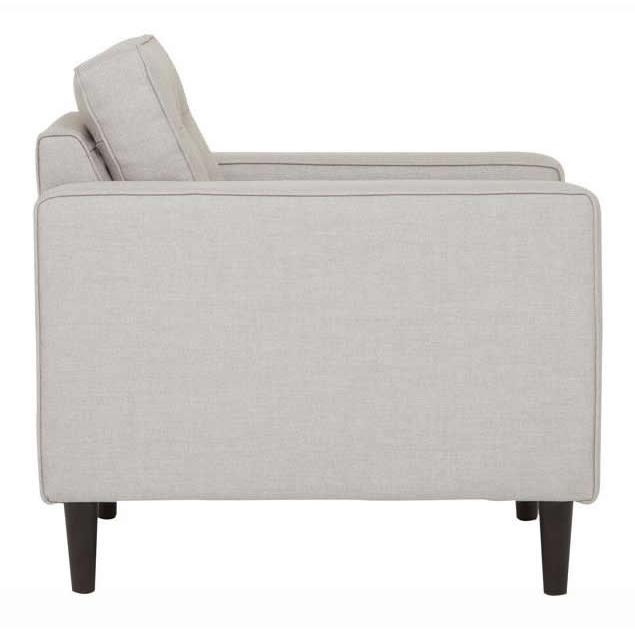 EQ3 Reverie Stationary Fabric Chair 30095-02-GR10 IMAGE 2