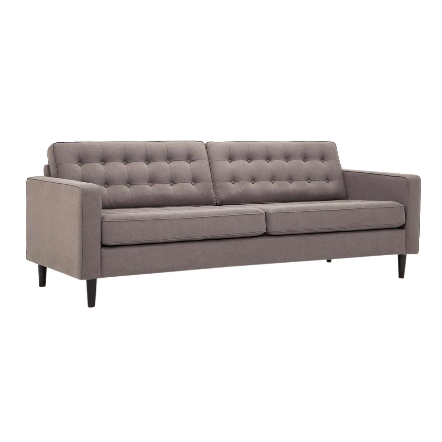 EQ3 Reverie Stationary Fabric Sofa 30095-01-GR10 IMAGE 2