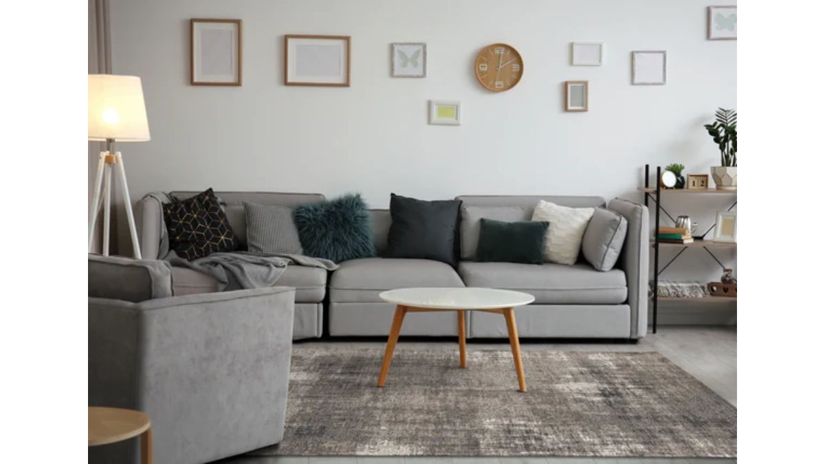 Cathedral Grey Tree Bark Rug