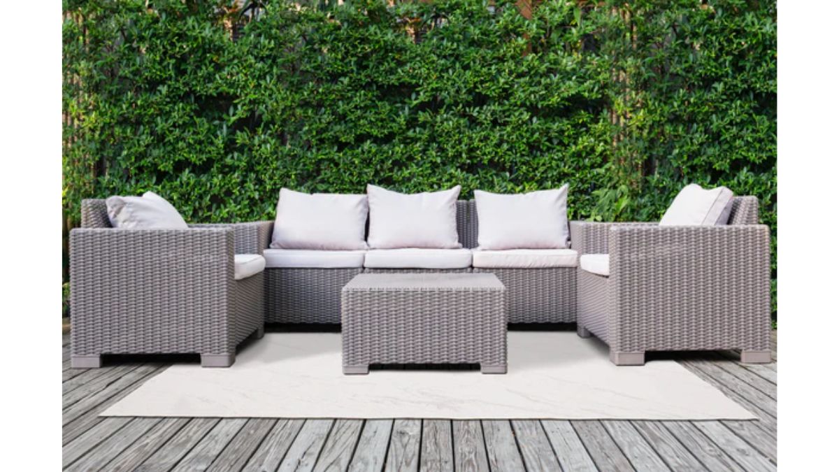 Bristol Reversible Grey Cream Marble Swirl Rug