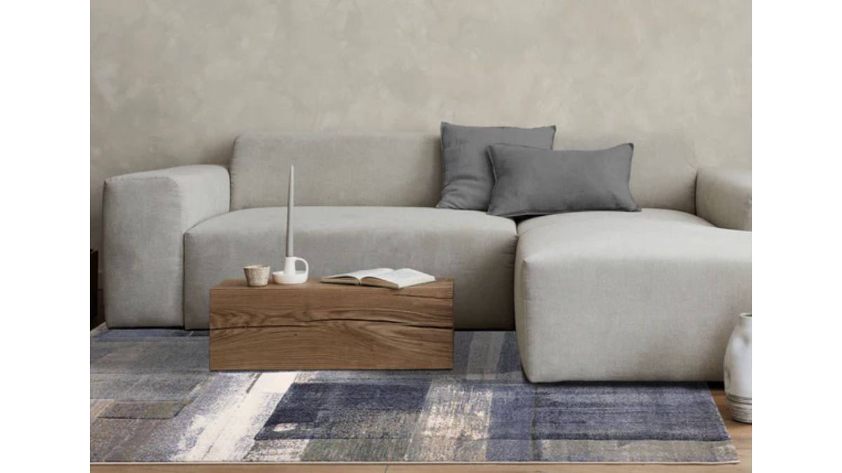 Aurora Blue Green Orange White Distressed Paint Strokes