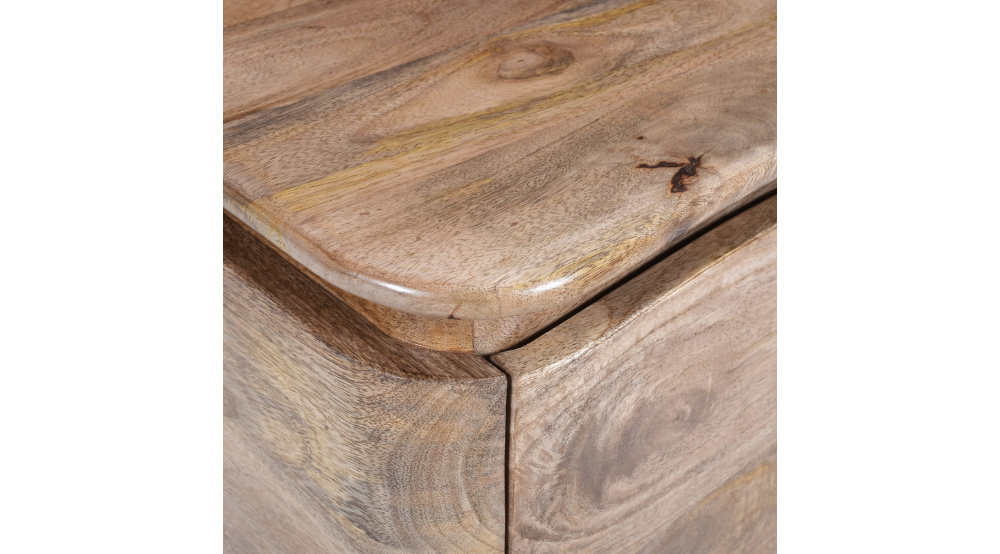 Akhila 2 Drawer Accent Table in Natural
