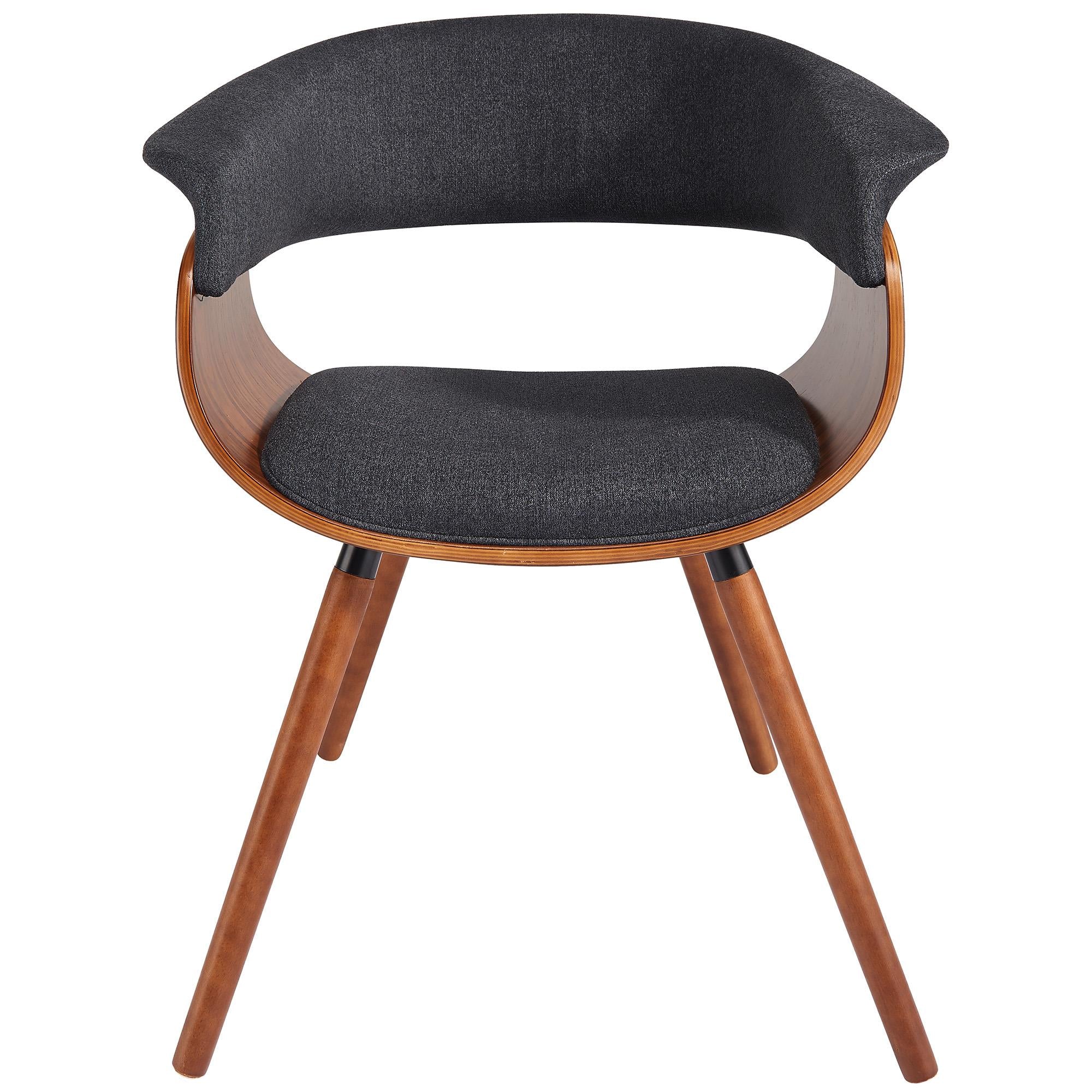 !nspire Holt 403-981CH Accent/Dining Chair - Charcoal and Walnut IMAGE 5