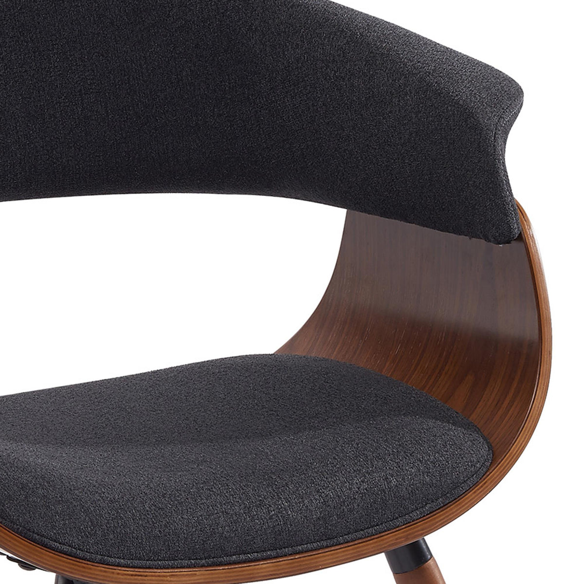 !nspire Holt 403-981CH Accent/Dining Chair - Charcoal and Walnut IMAGE 6
