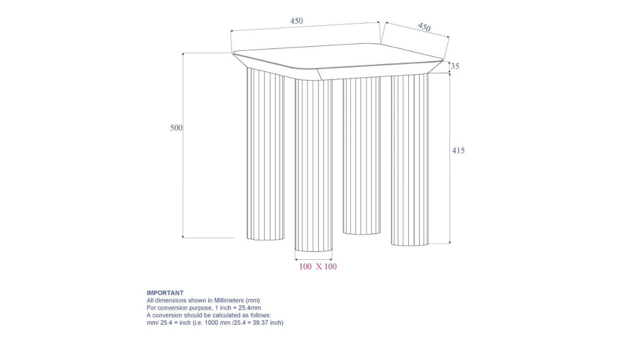 SANGRA END TABLE