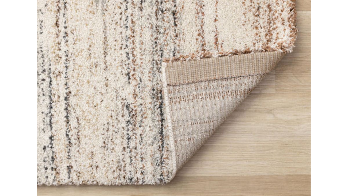 Marquis White Grey Orange Distressed Rug