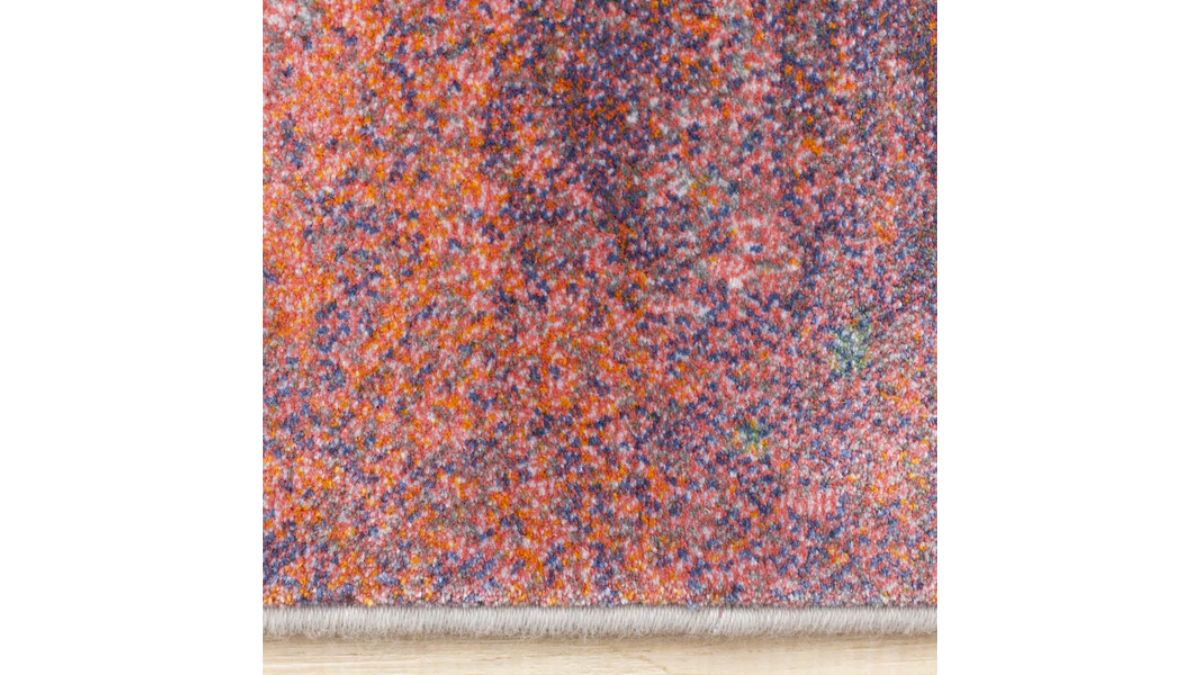 Aurora Pink Orange Purple Floral Rug