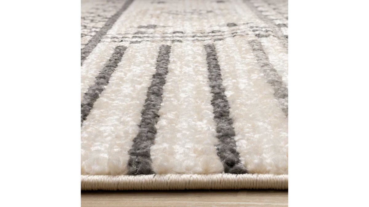 Nala Cream Grey Black Beige Southwestern Pattern Rug