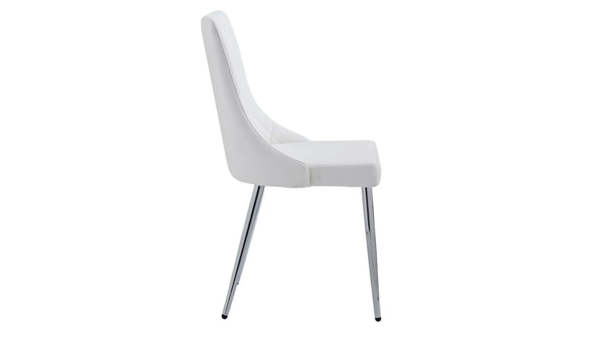 WORLDWIDE HOME FURNISHINGS DEVO DINING CHAIR (SET OF 2)
